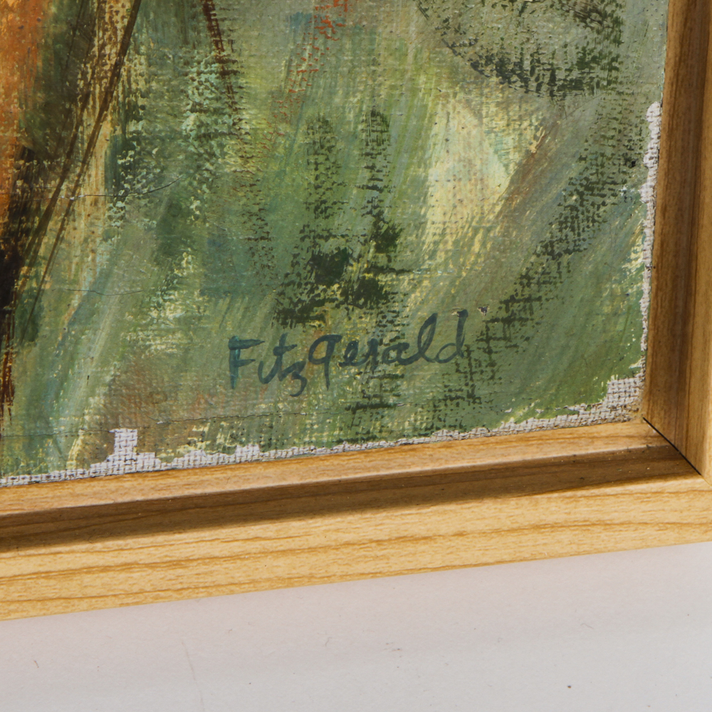 Oil on Canvas Portrait of Woman