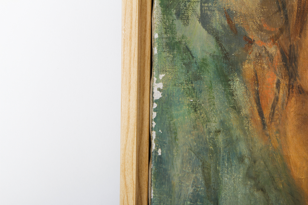 Oil on Canvas Portrait of Woman