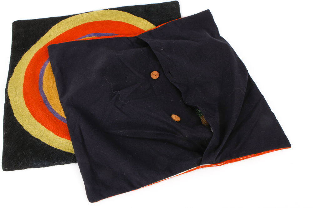 Pair of Decorative Hand Embroidered Pillowcases