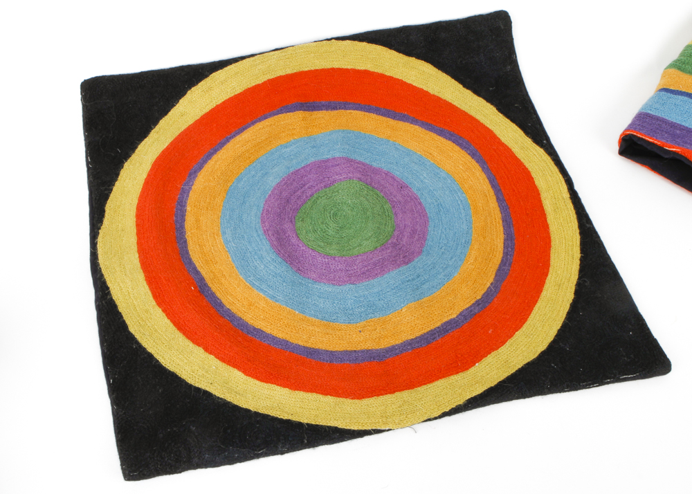 Pair of Decorative Hand Embroidered Pillowcases