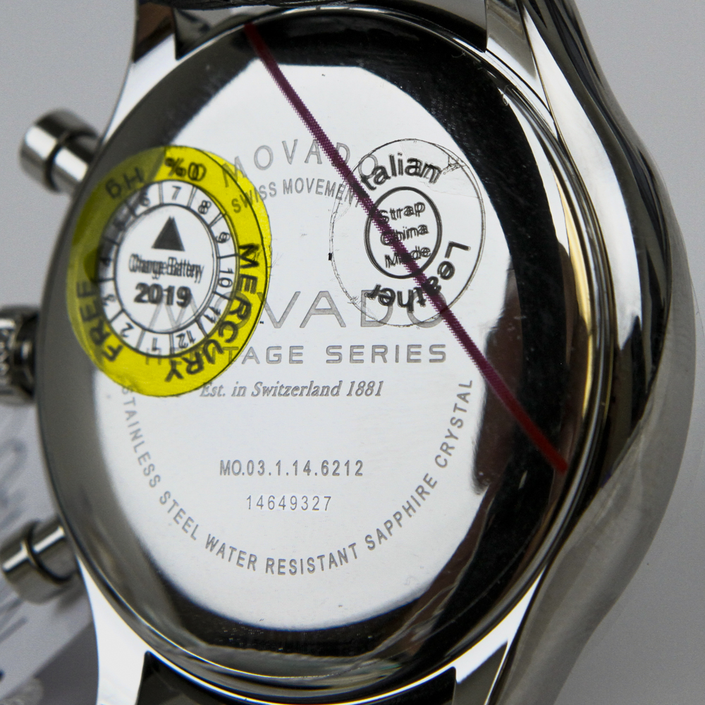 Men's Movado Heritage Series Calendoplan Chronograph Watch