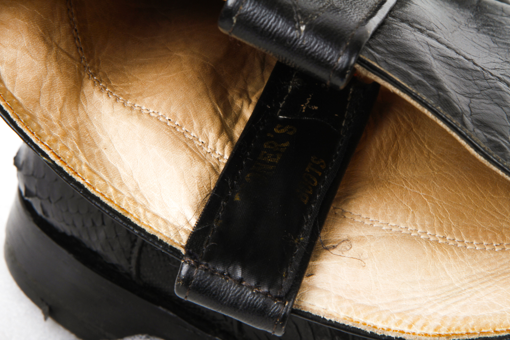 Men's Vintage Snakeskin Leather Roper Boots