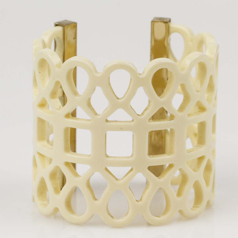 Tory Burch Ivory Lace Cuff