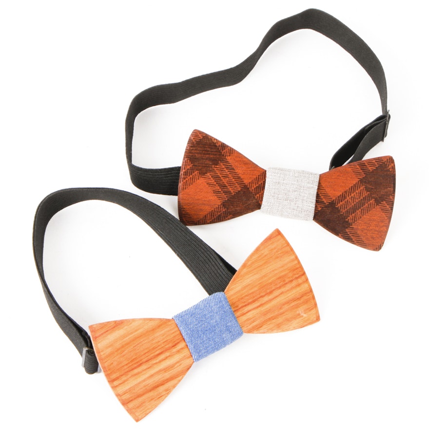 Pair of Two Guys Bow Ties