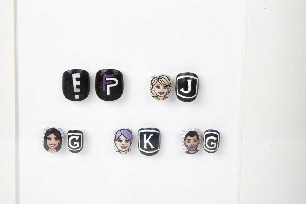 Fashion Police Framed Fingernail Art