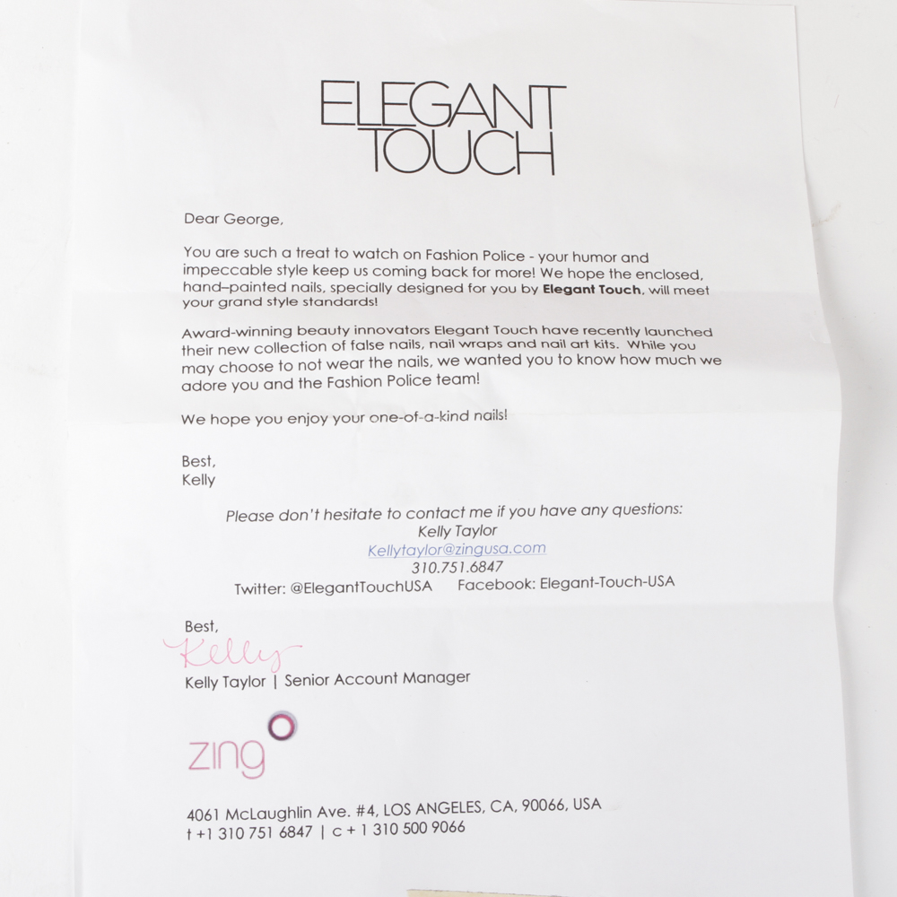 Fashion Police Framed Fingernail Art