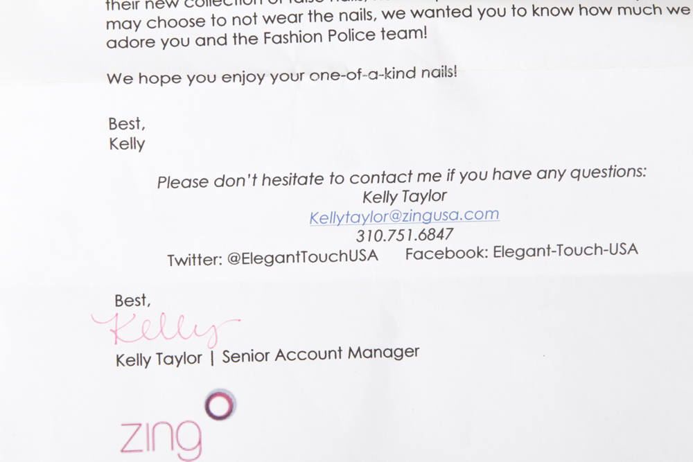 Fashion Police Framed Fingernail Art