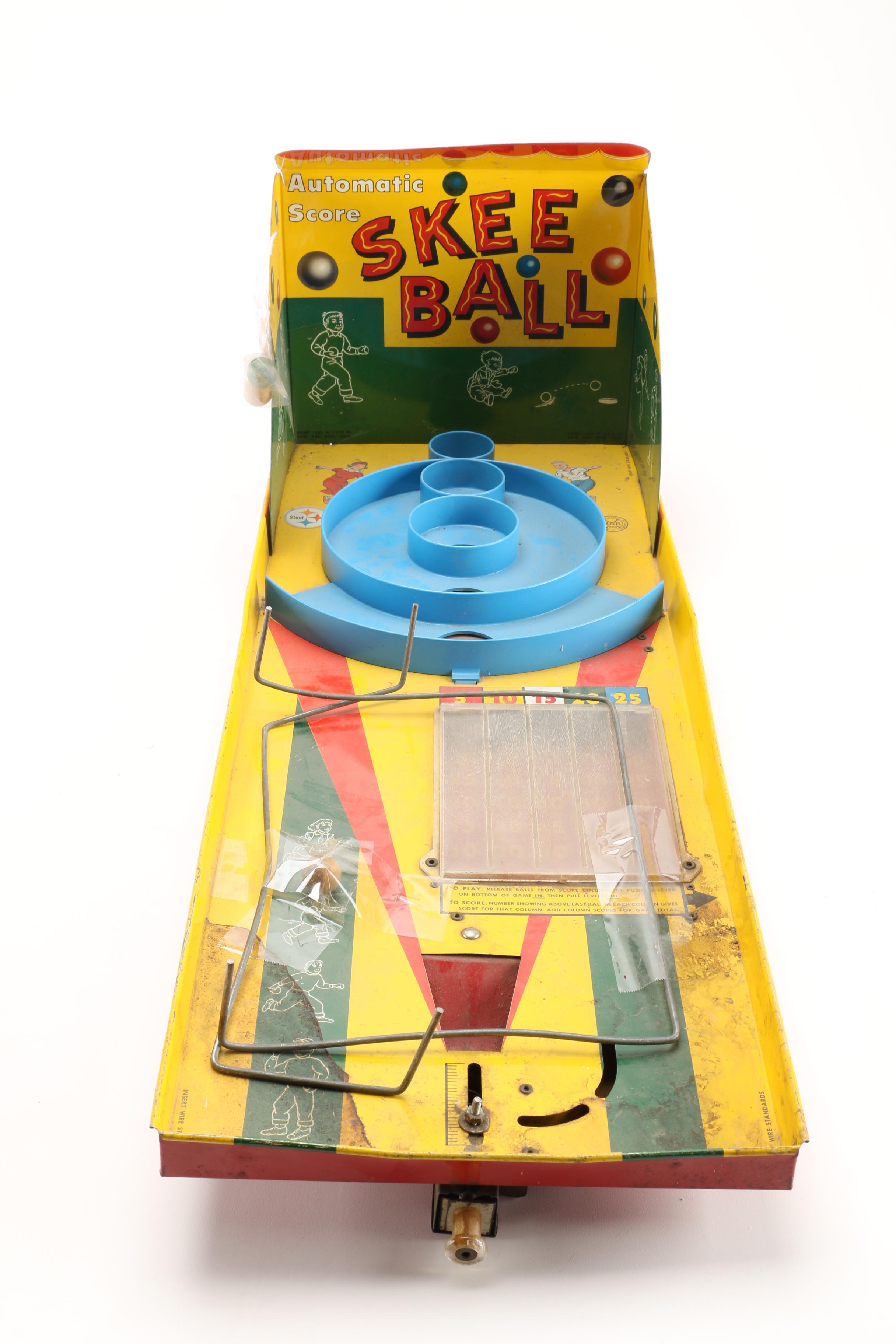Vintage Automatic Score Skee Ball