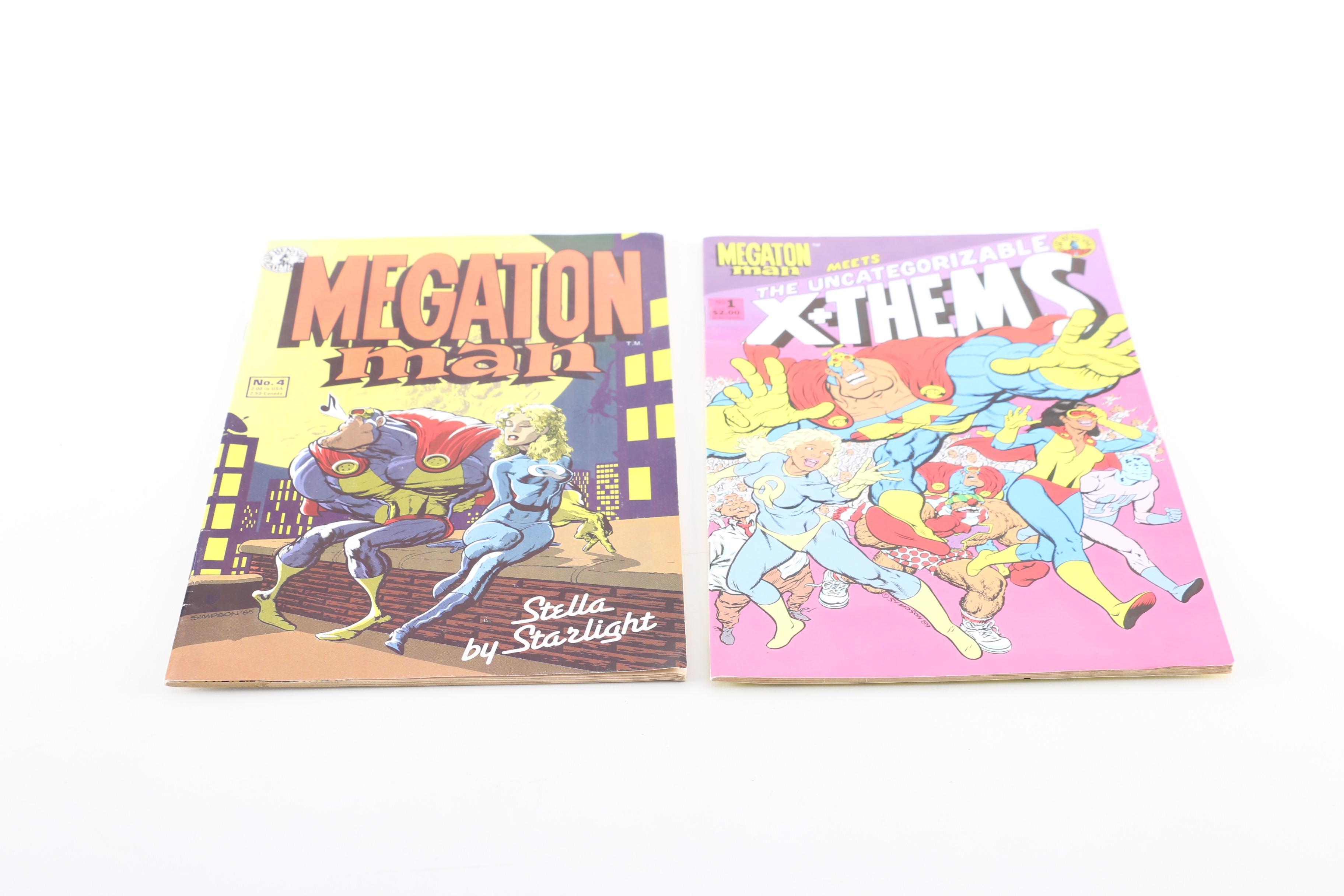 Bronze Age and Modern Age "Megaton Man" Comics