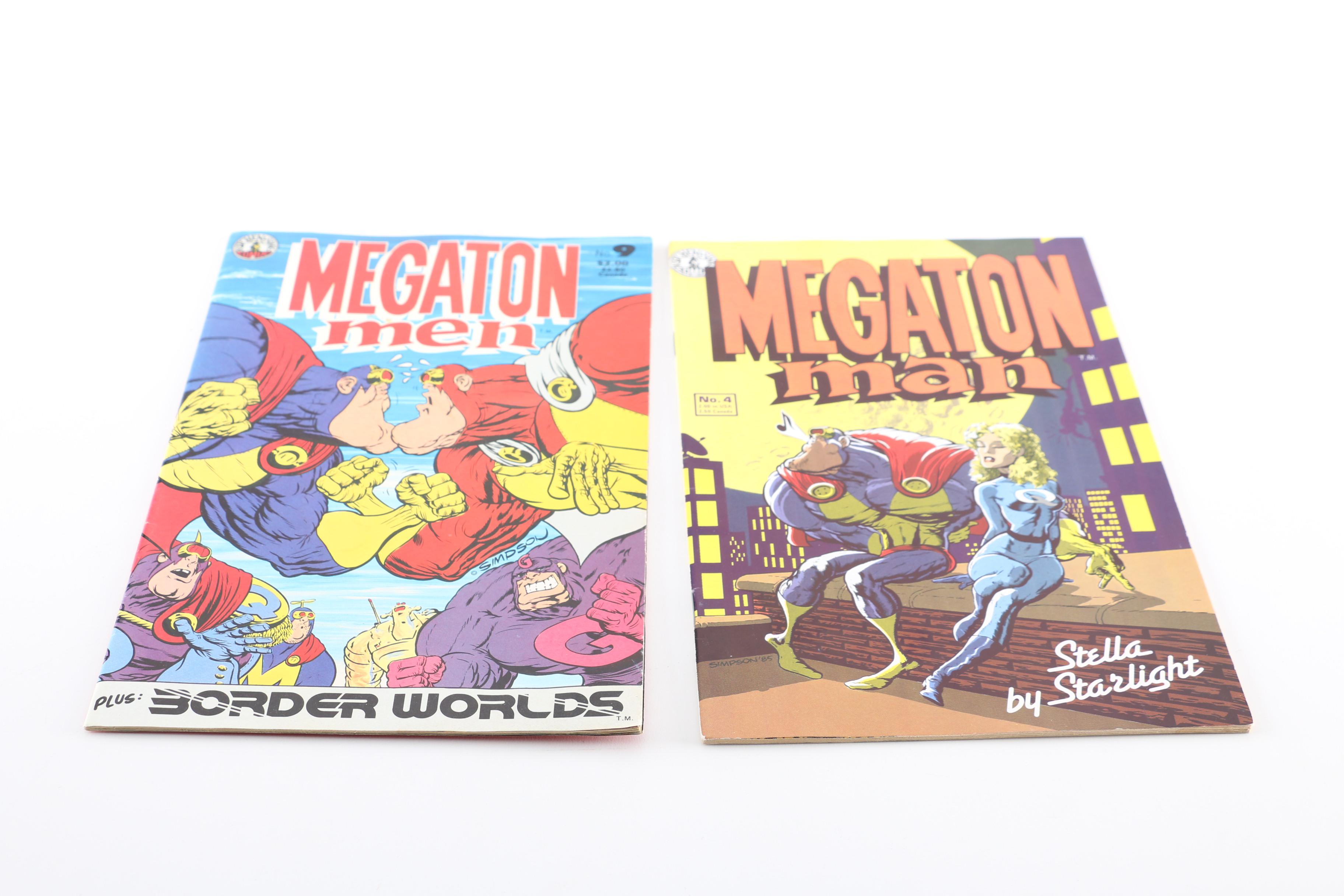 Bronze Age and Modern Age "Megaton Man" Comics