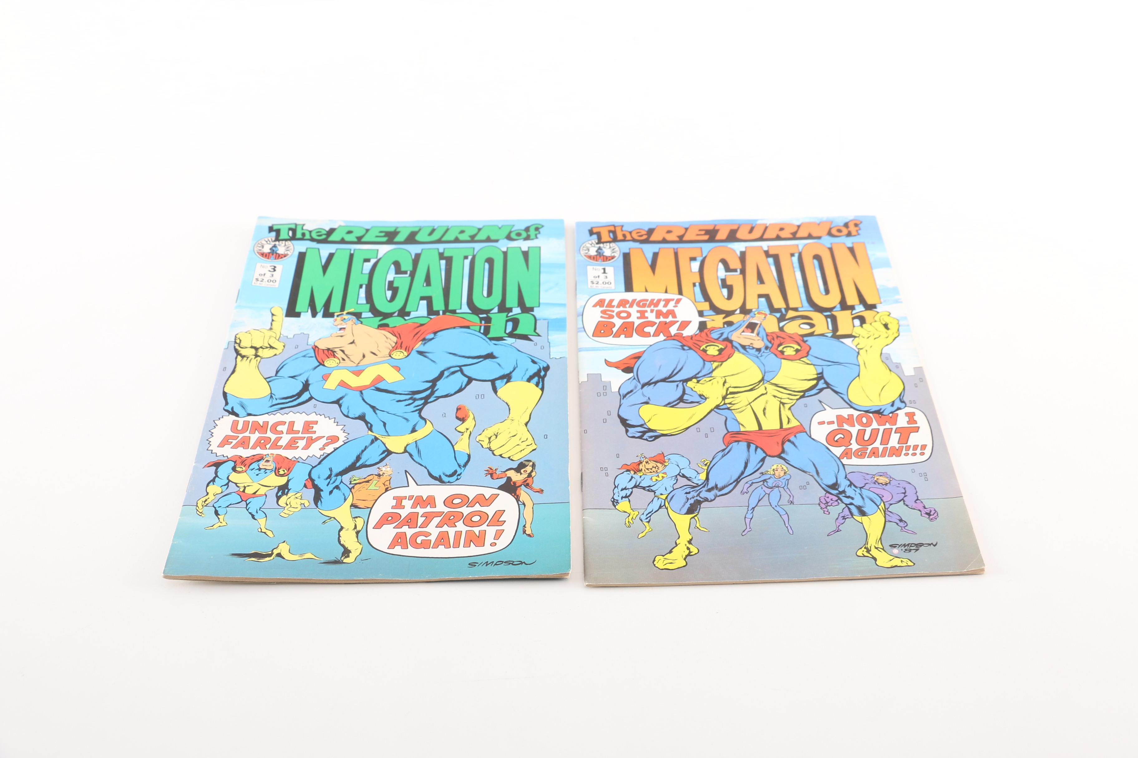 Bronze Age and Modern Age "Megaton Man" Comics
