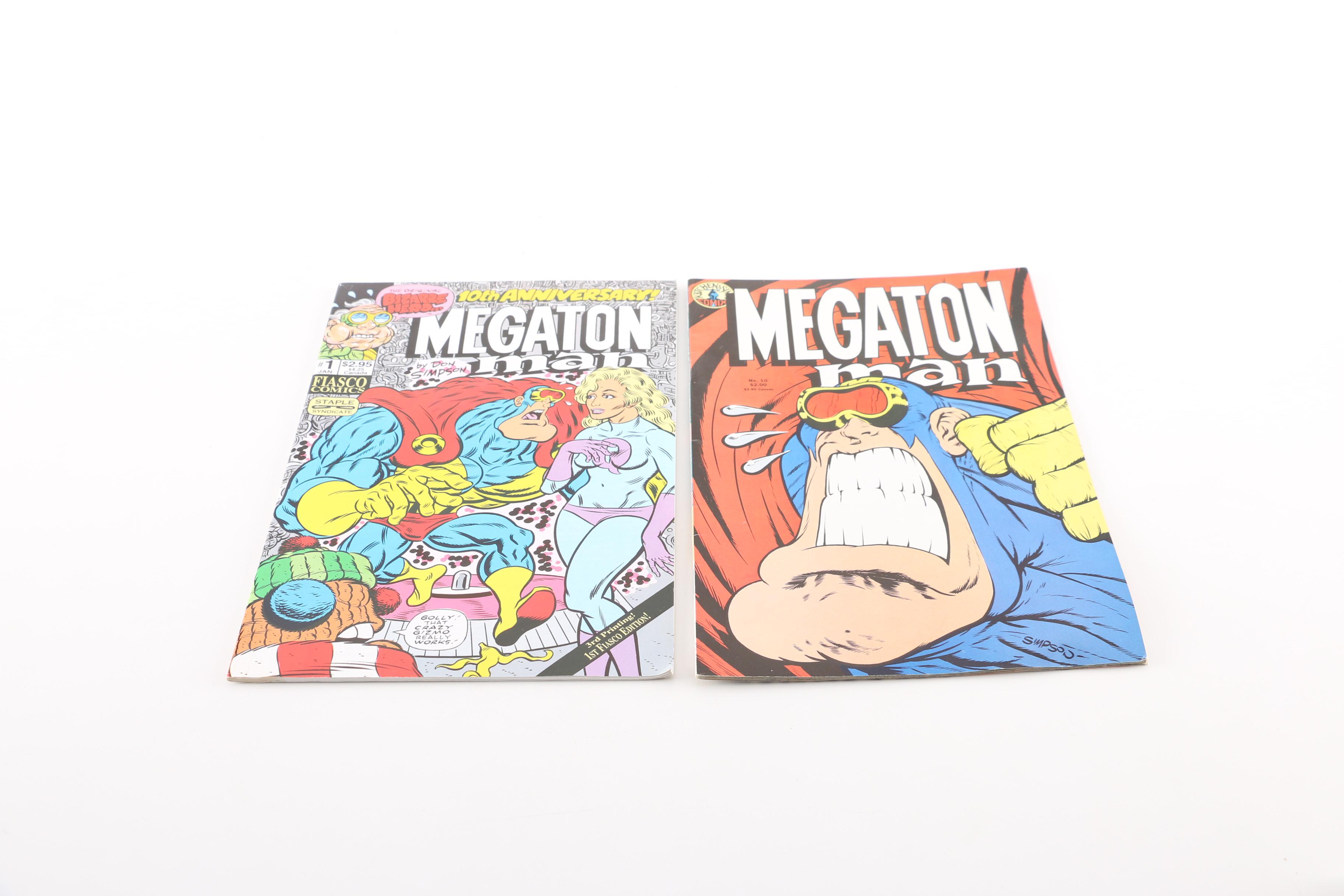 Bronze Age and Modern Age "Megaton Man" Comics