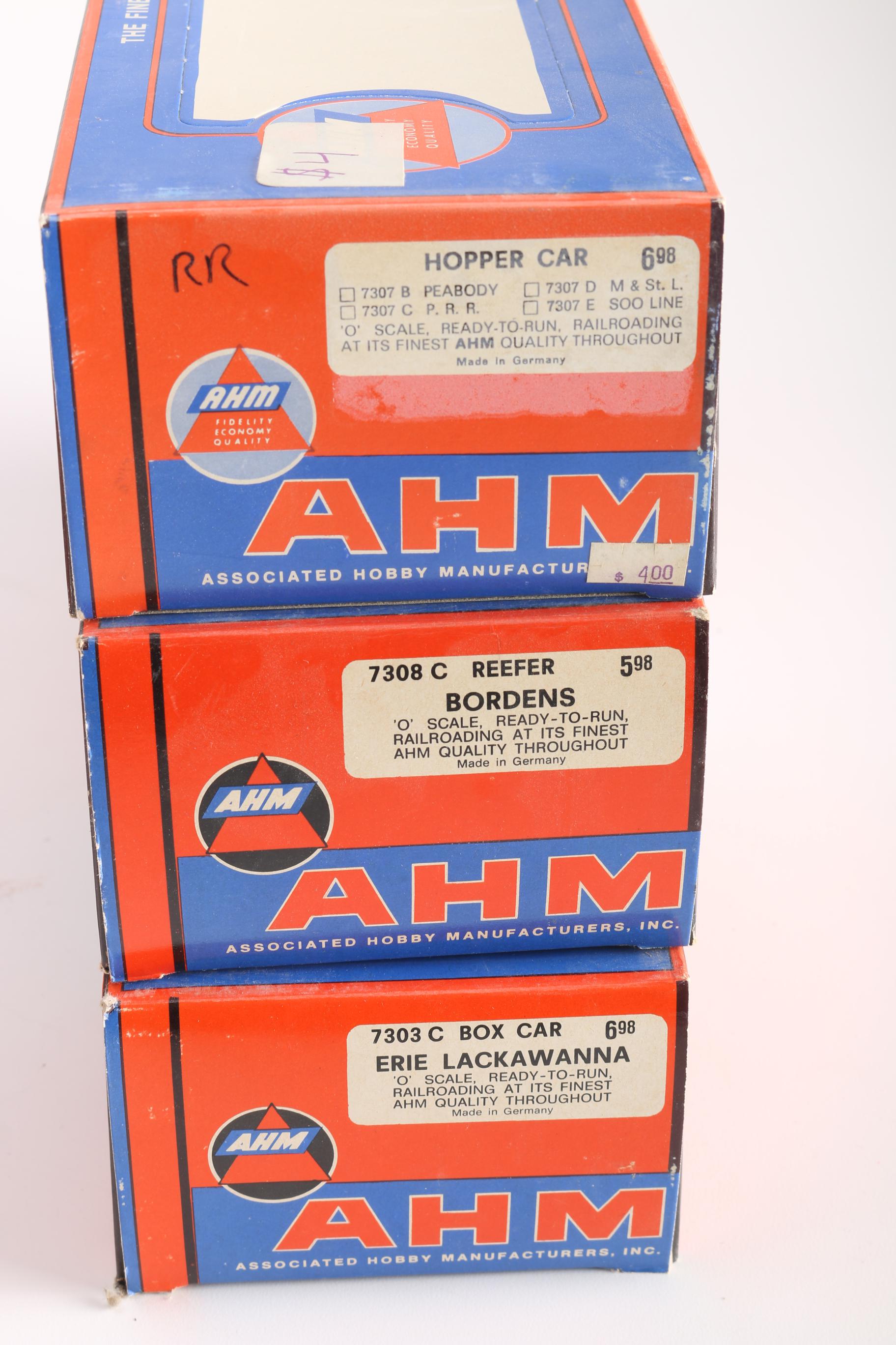 Vintage AHM Train Cars