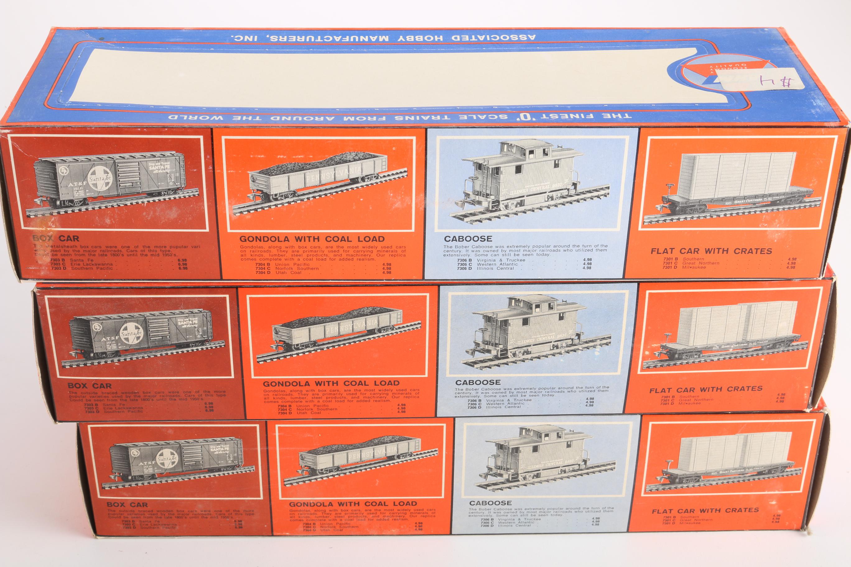Vintage AHM Train Cars