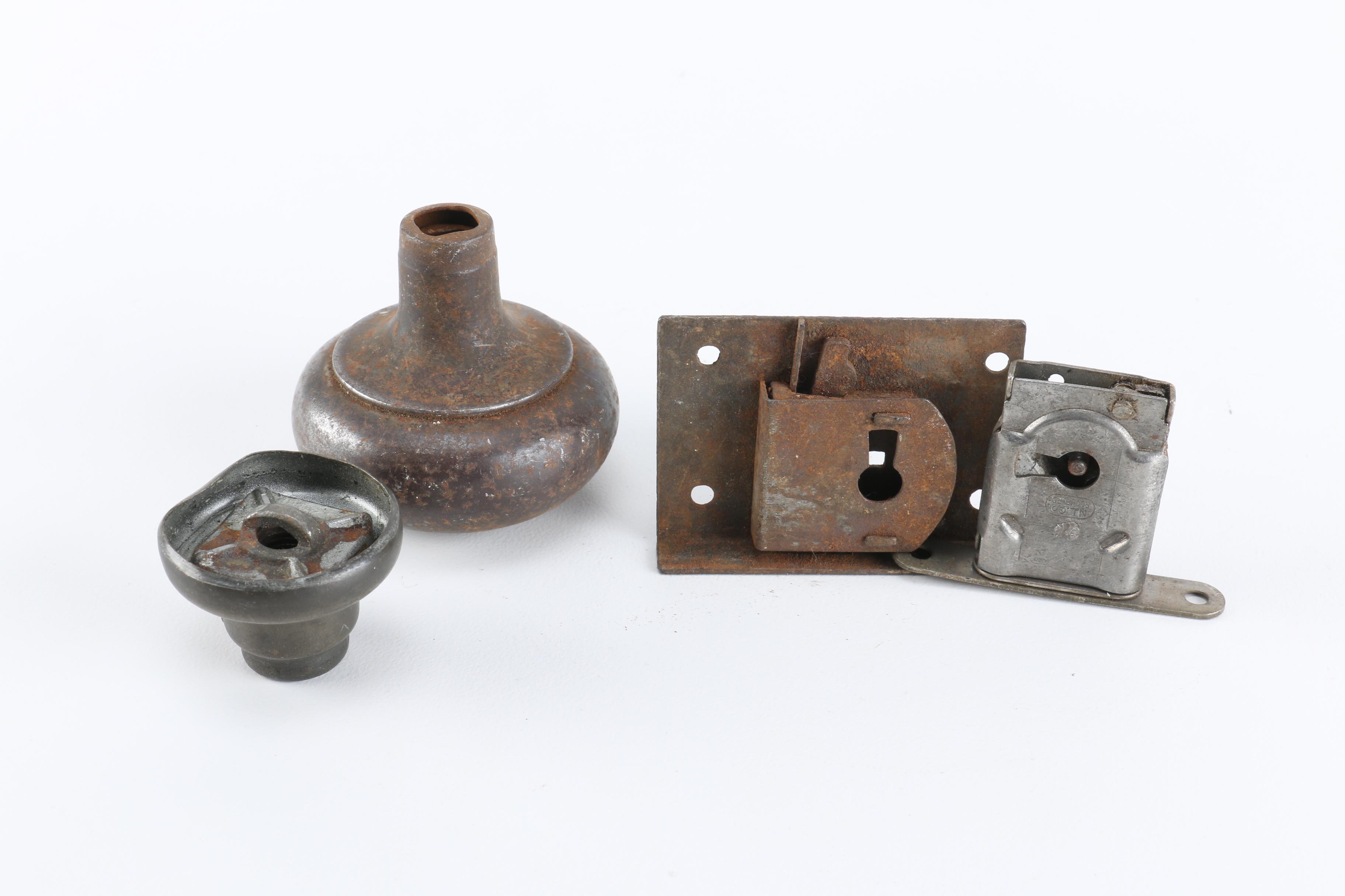 Assorted Vintage Door Knobs and Hardware