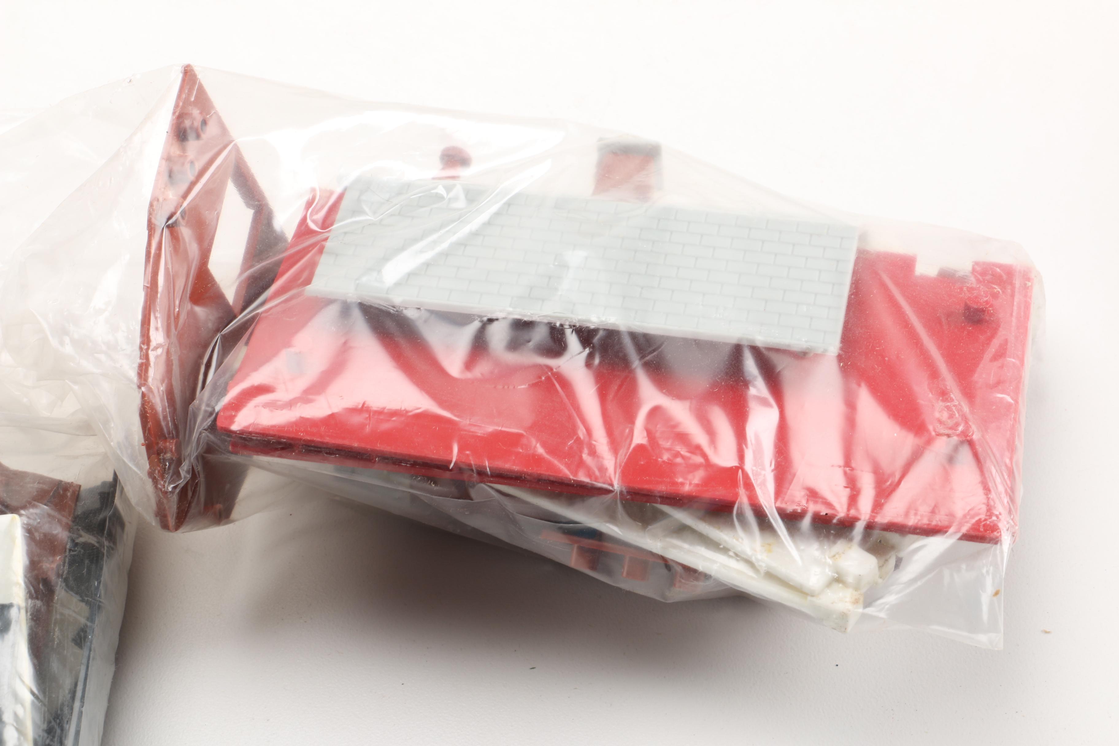 1950s-1960s Collection of Plasticville Building Sets