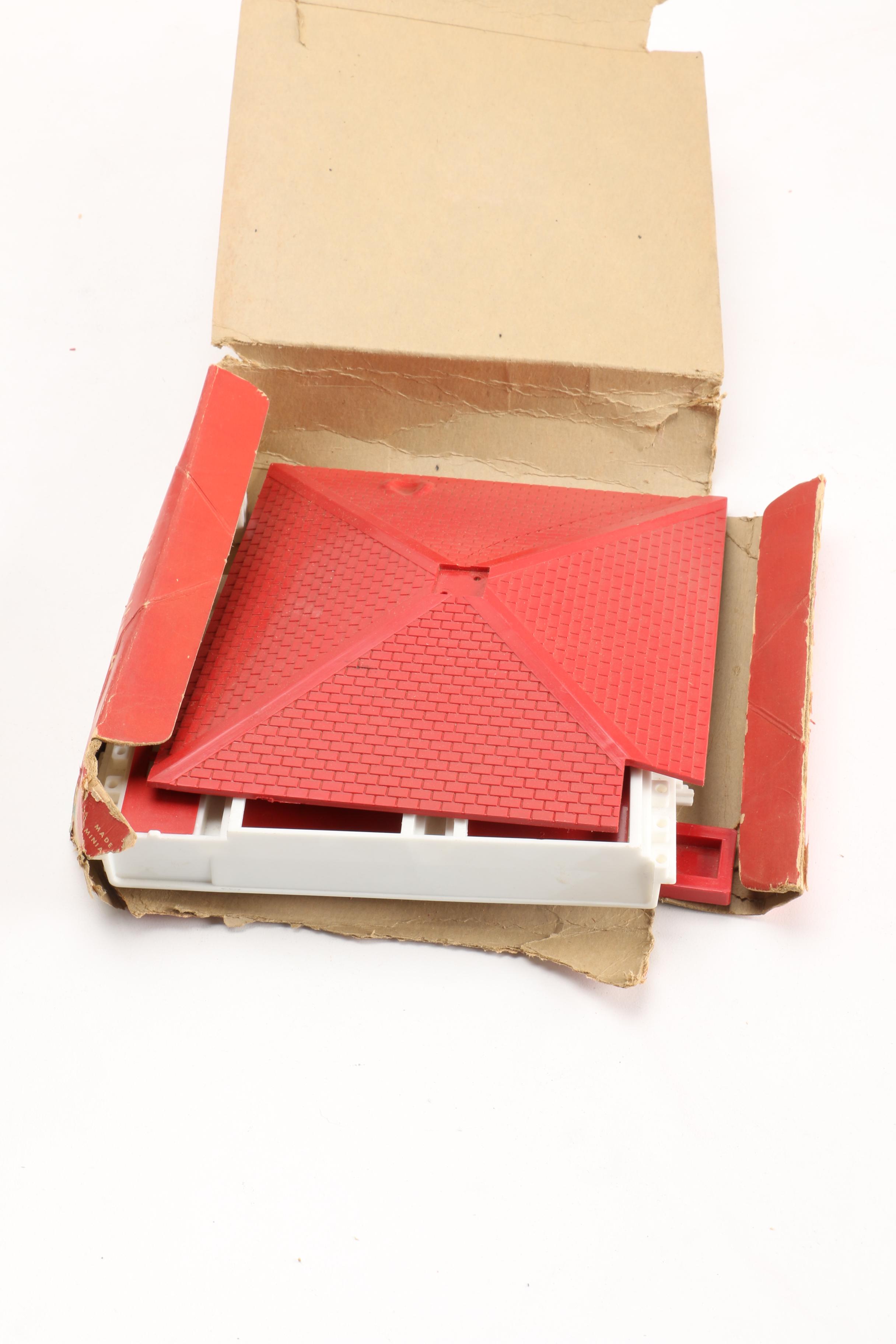 1950s-1960s Collection of Plasticville Building Sets