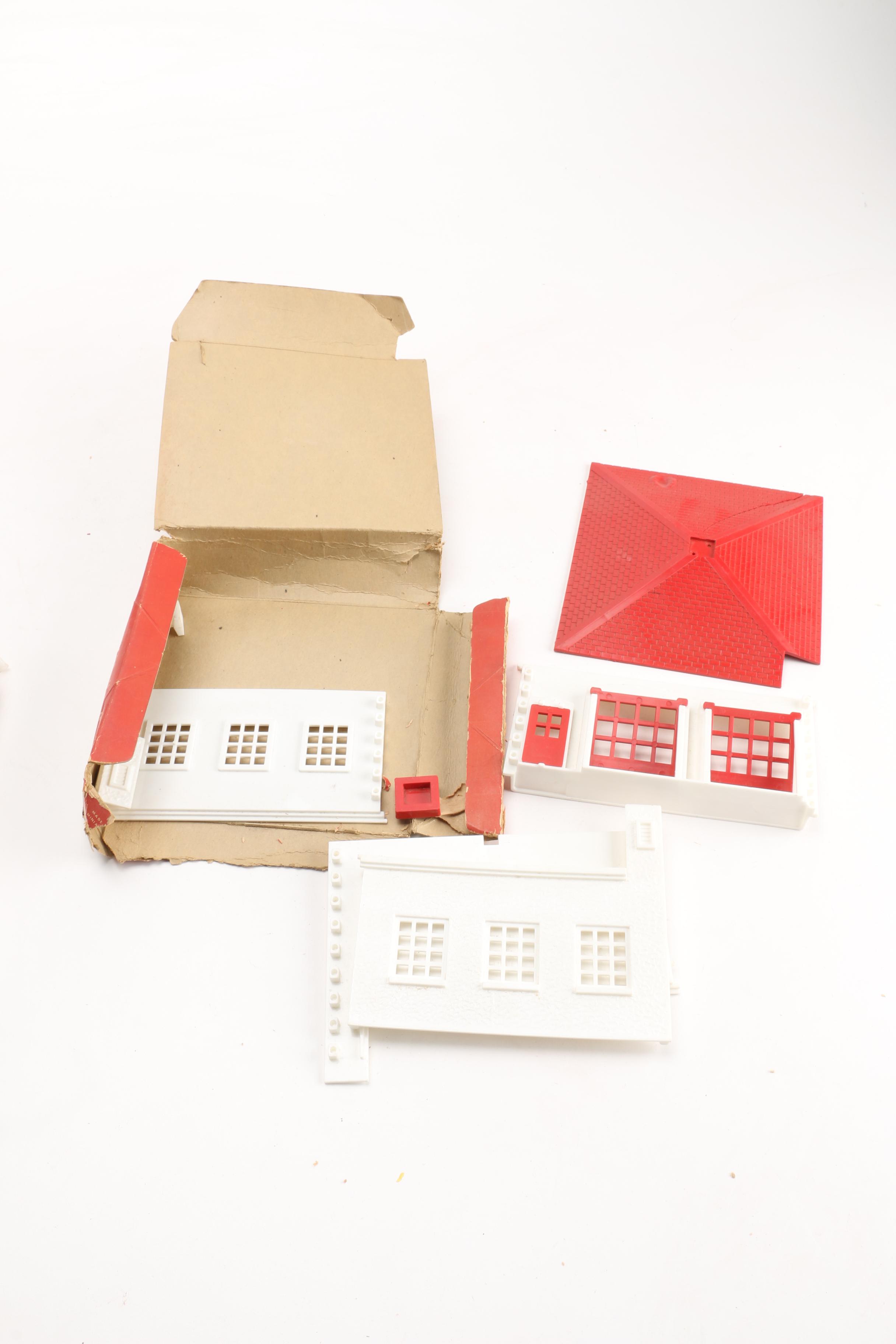 1950s-1960s Collection of Plasticville Building Sets