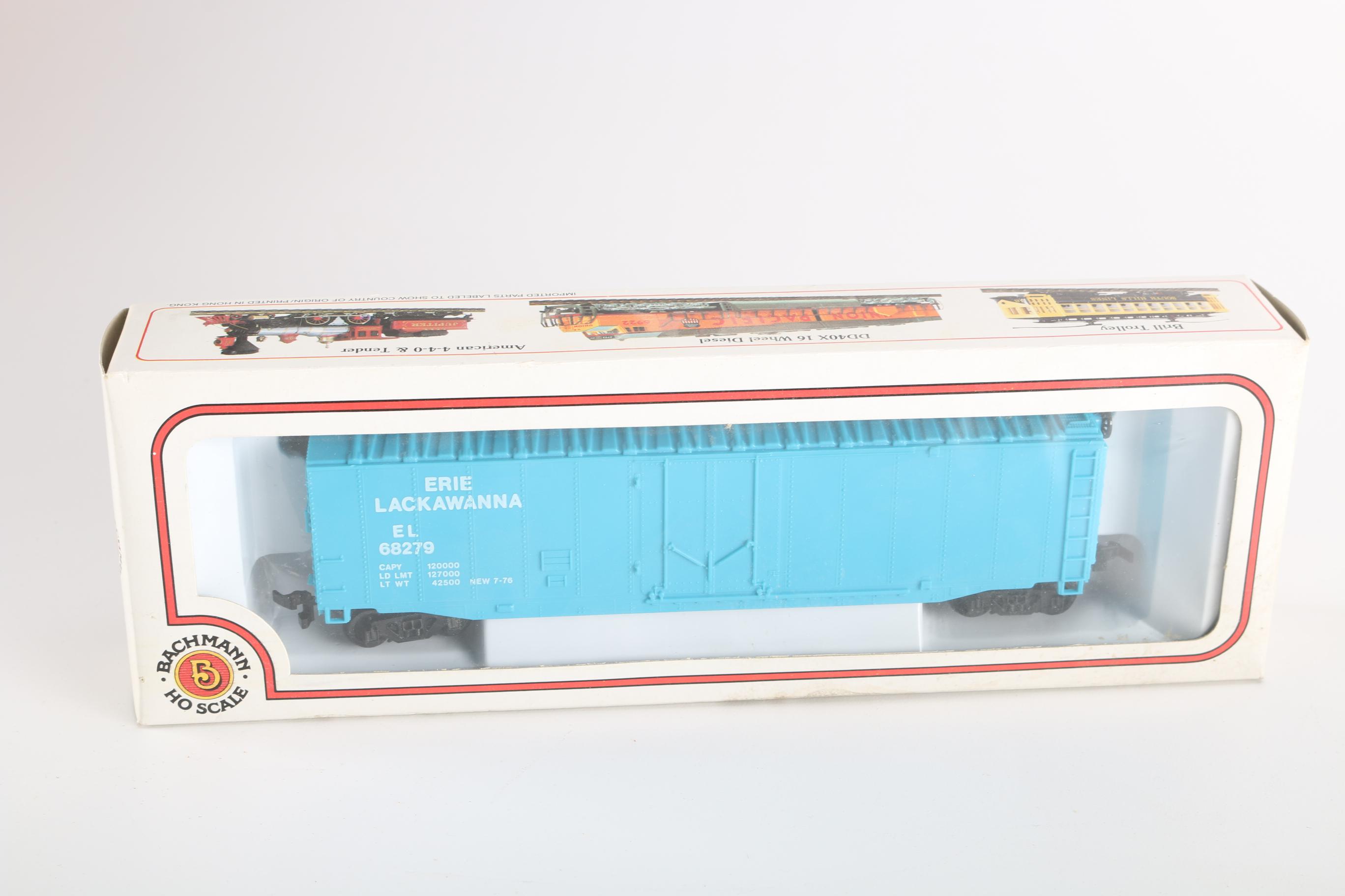 Collection of Bachman HO Scale Model Electric Train Cars