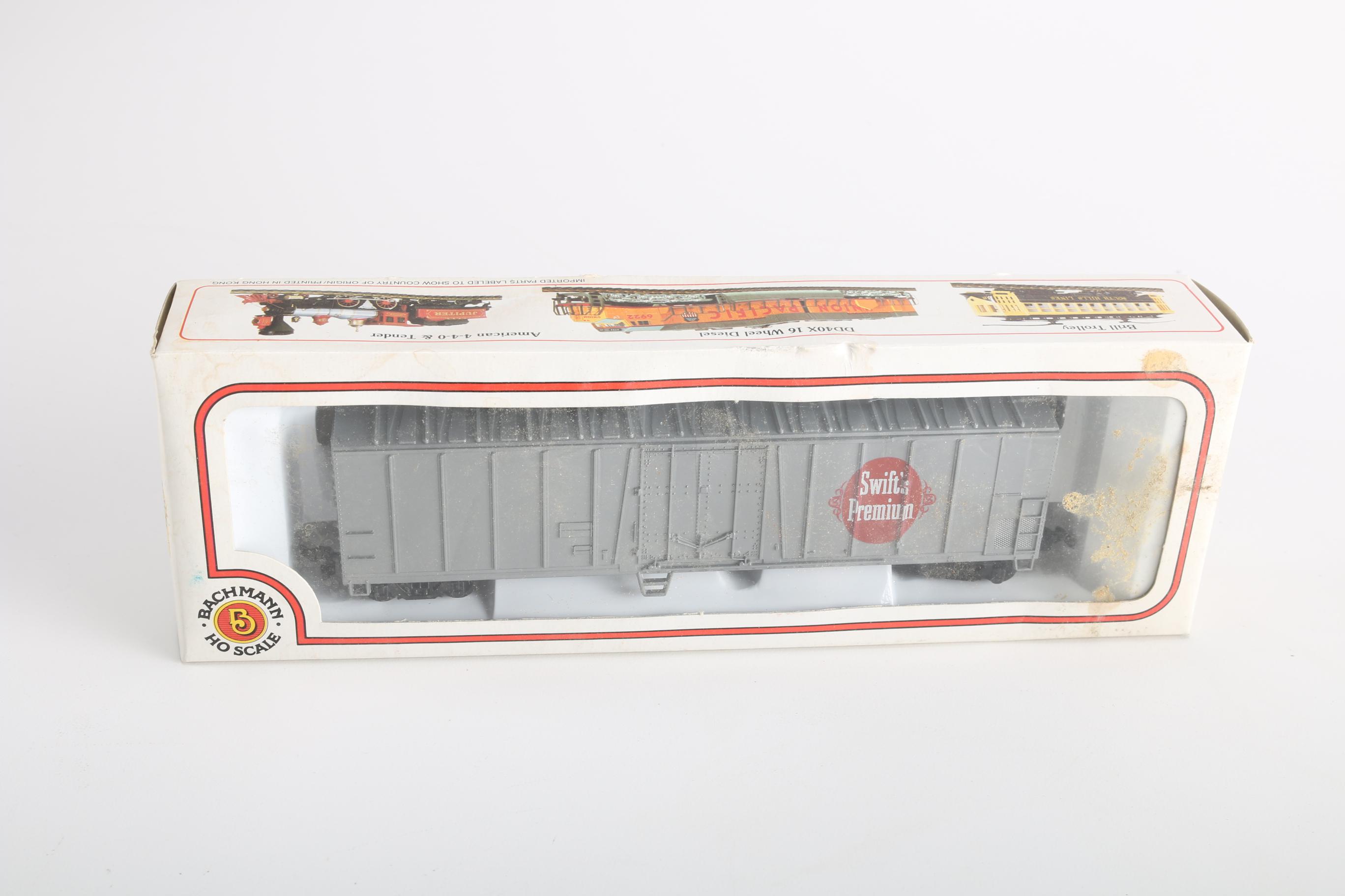Collection of Bachman HO Scale Model Electric Train Cars