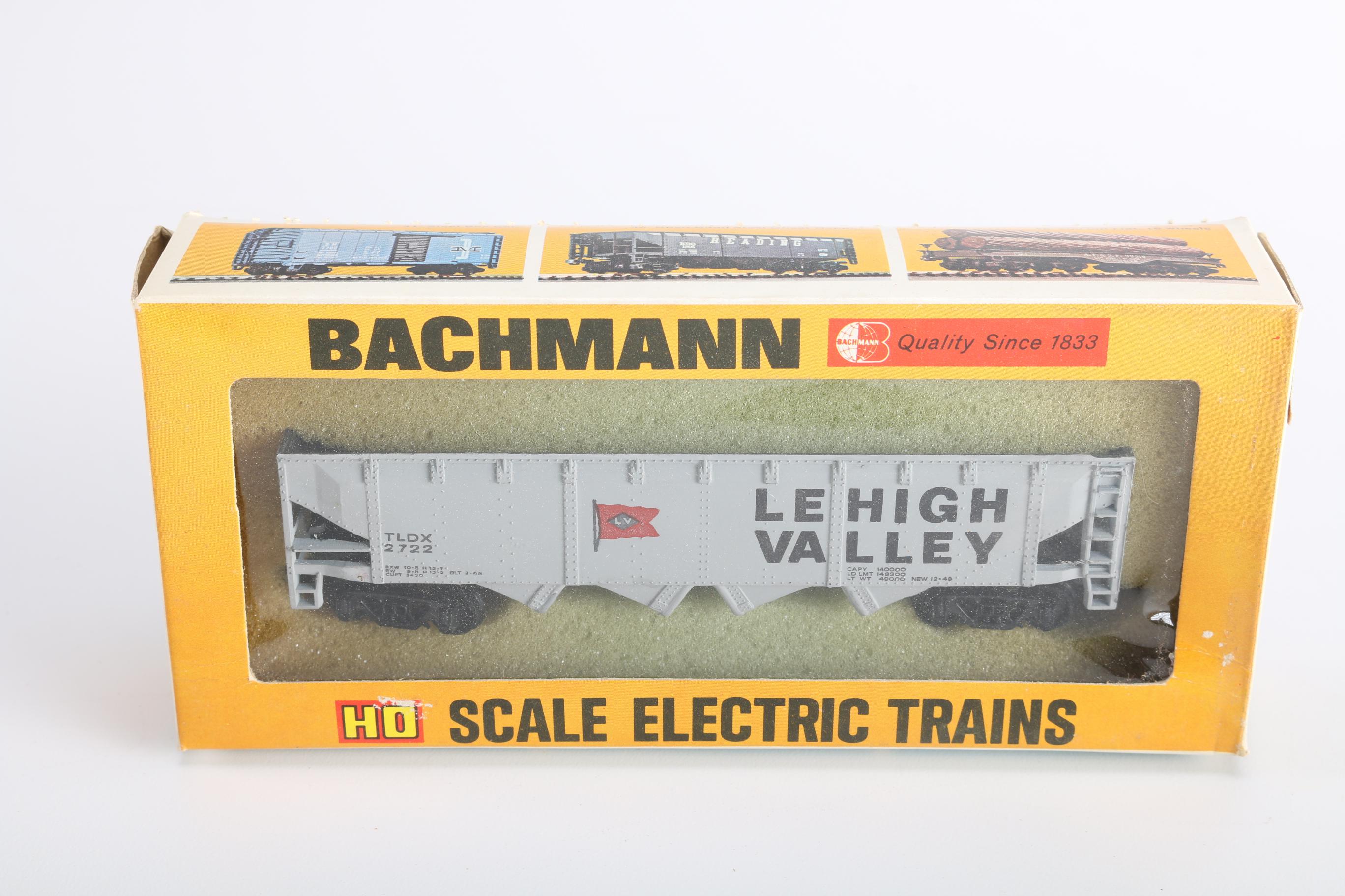 Collection of Bachman HO Scale Model Electric Train Cars