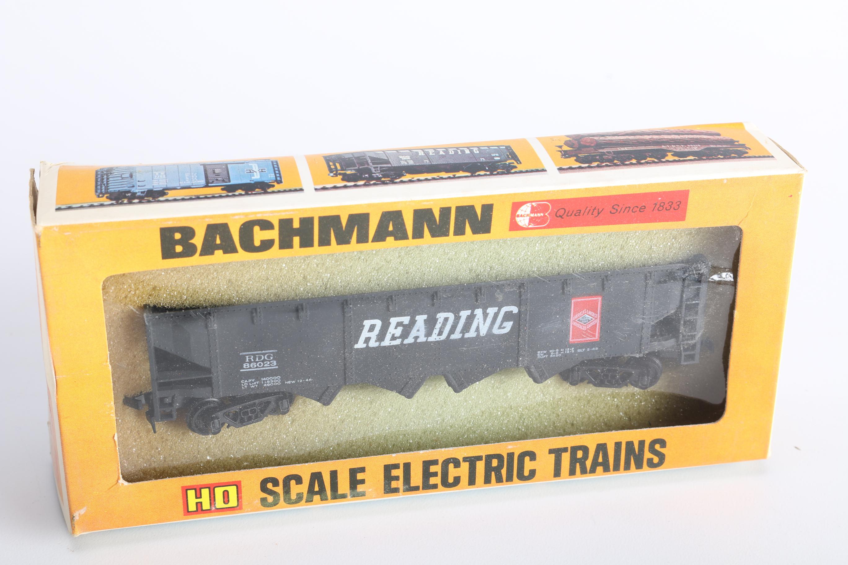 Collection of Bachman HO Scale Model Electric Train Cars