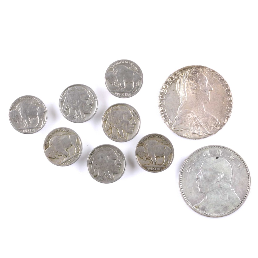 Assortment of Nine Coins