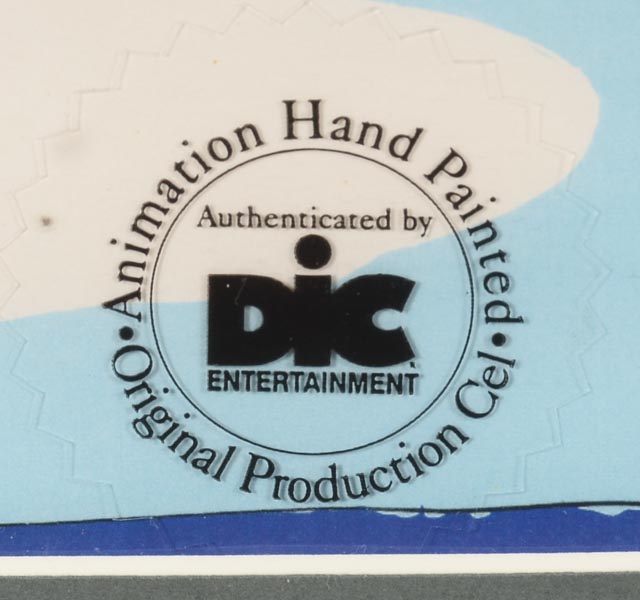 Autographed Inspector Gadget" Limited Edition Animation Cel