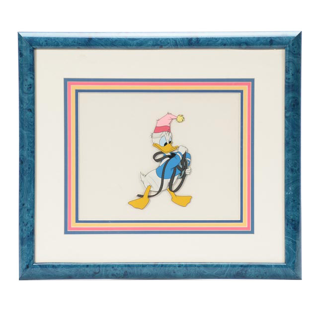 Celluloid Acetate Animation Cel of Walt Disney's Character Donald Duck