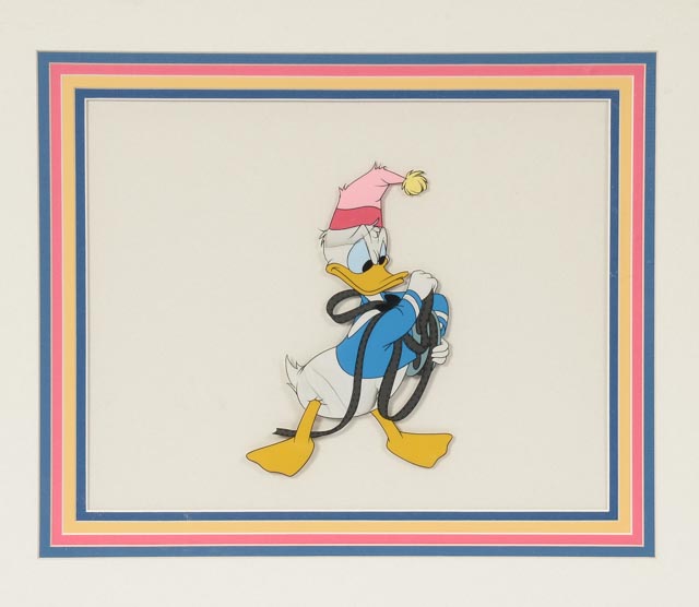 Celluloid Acetate Animation Cel of Walt Disney's Character Donald Duck