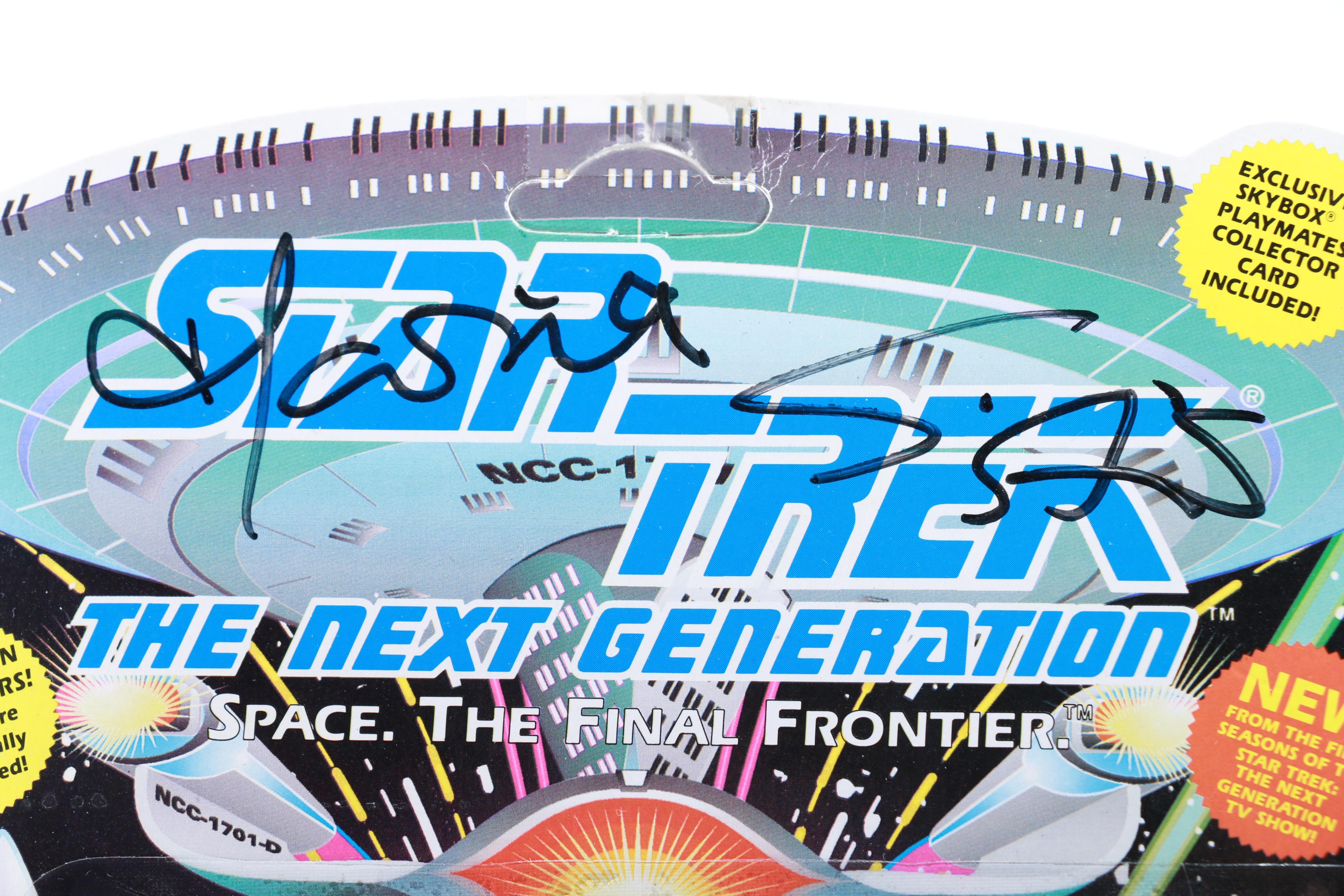 Signed 1993 "Star Trek: The Next Generation" Counselor Troi Action Figure