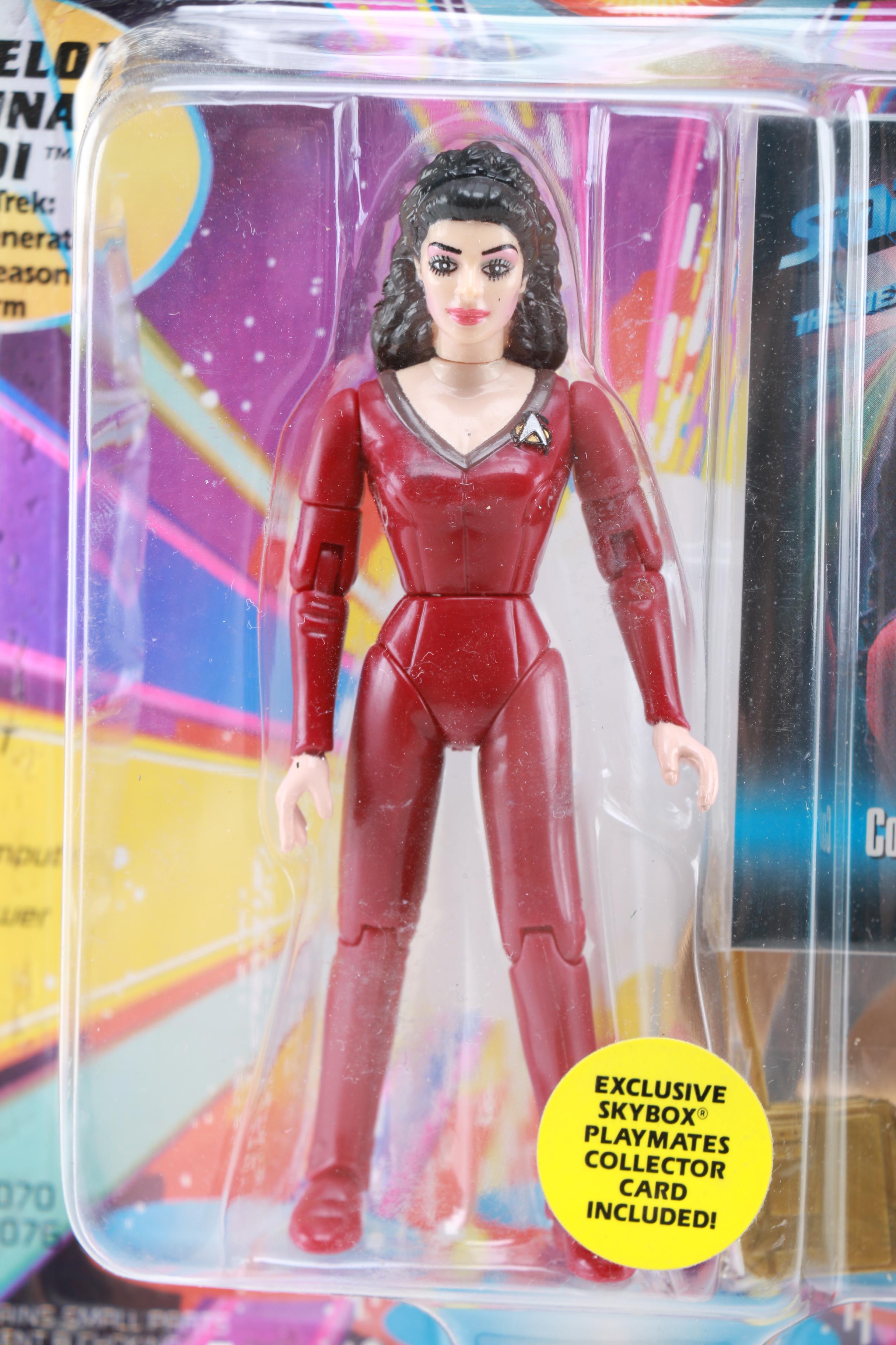 Signed 1993 "Star Trek: The Next Generation" Counselor Troi Action Figure