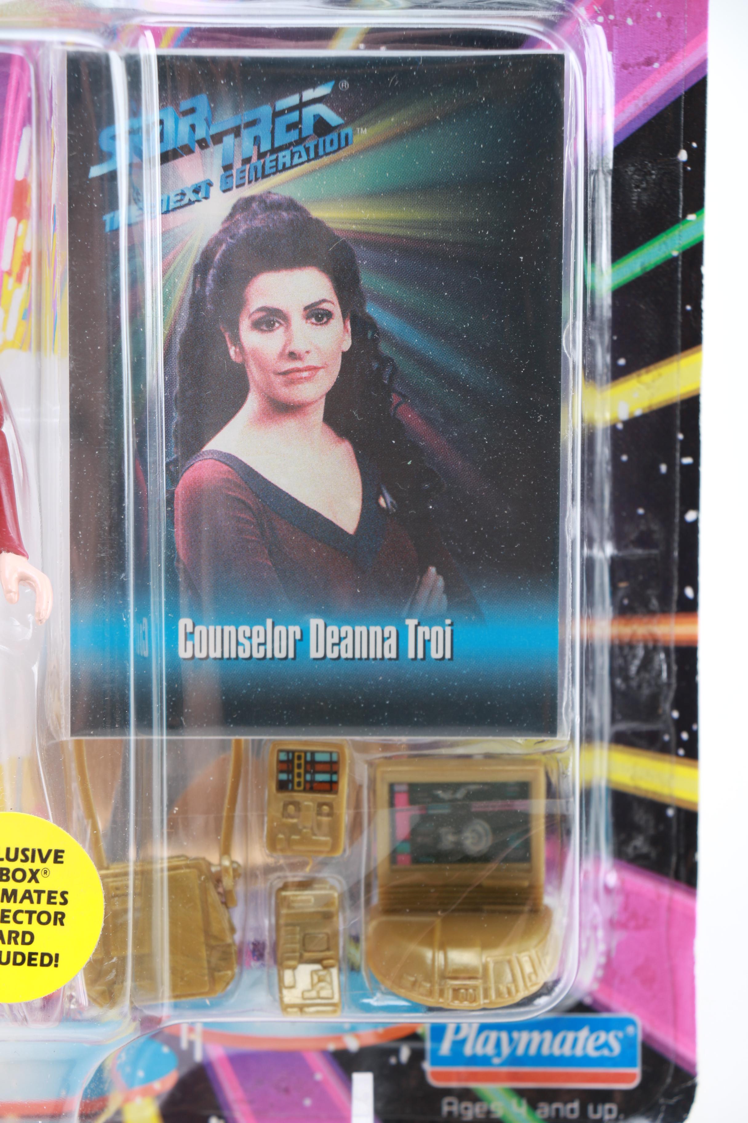 Signed 1993 "Star Trek: The Next Generation" Counselor Troi Action Figure