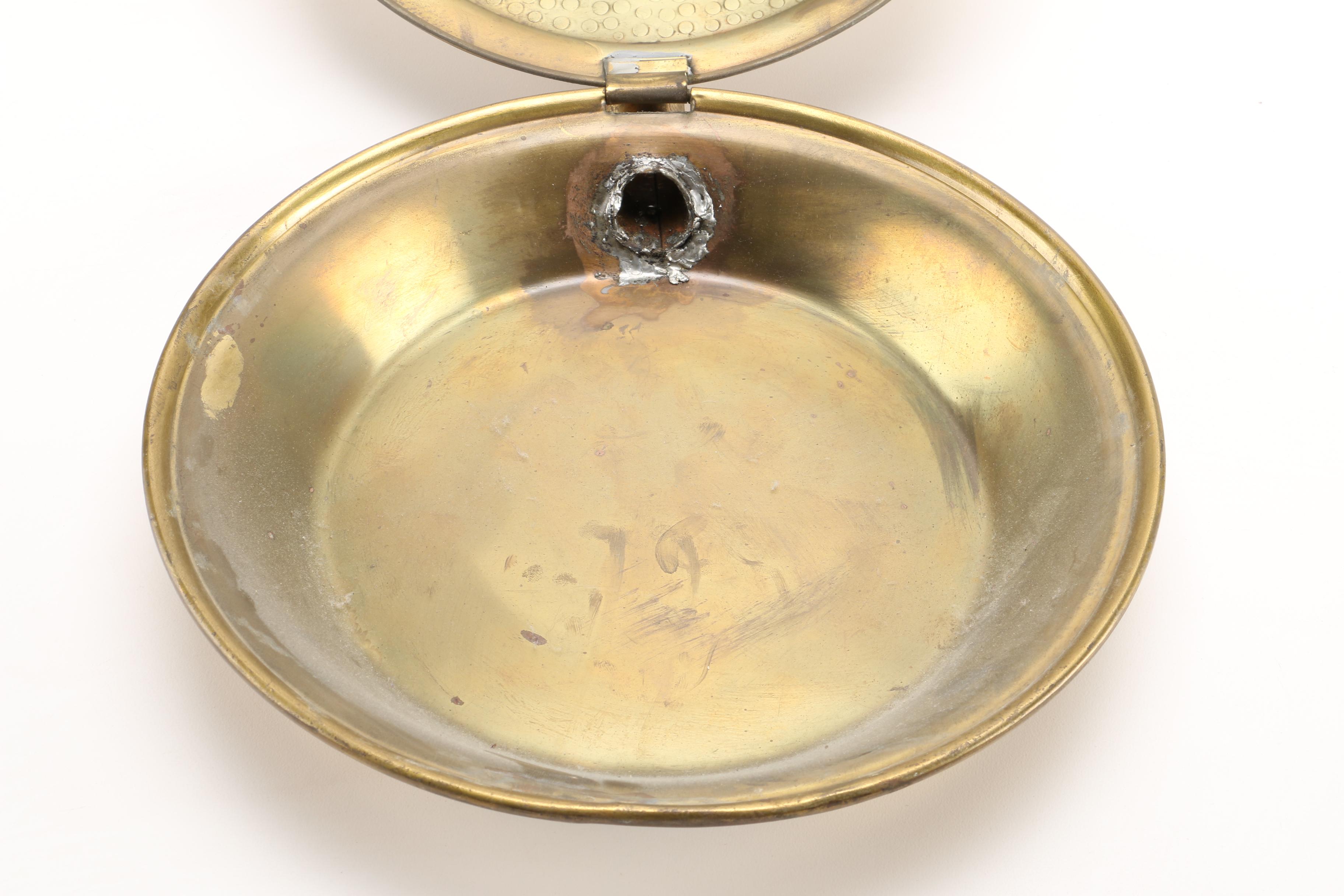 Pair of Vintage Brass Bed Warmers