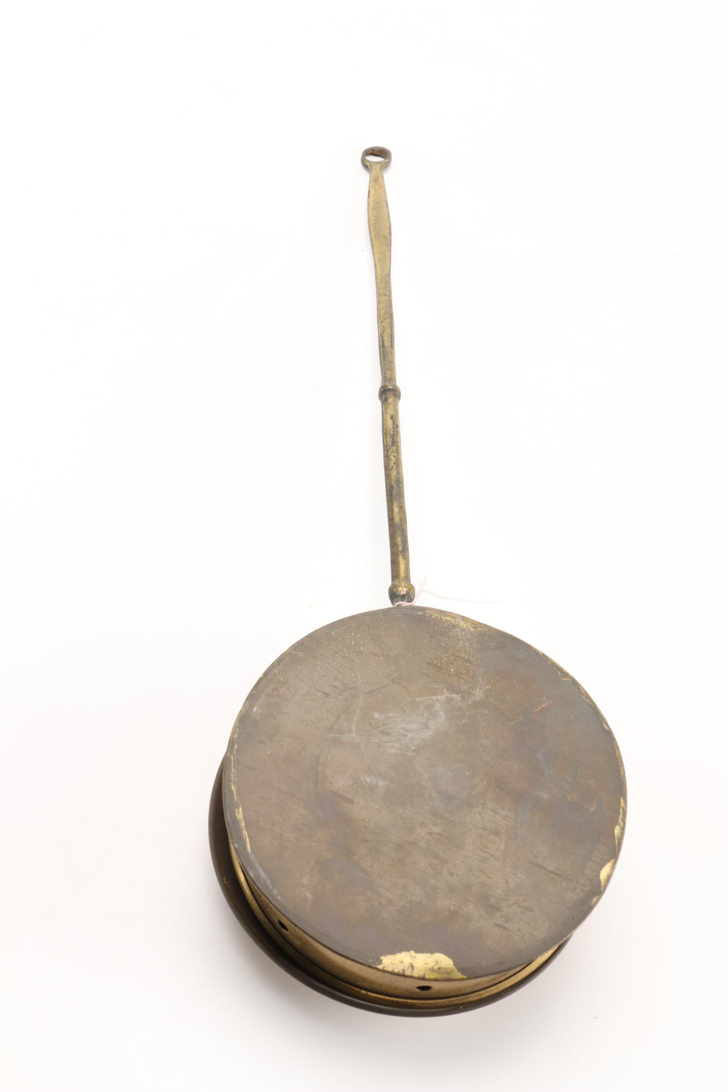 Pair of Vintage Brass Bed Warmers