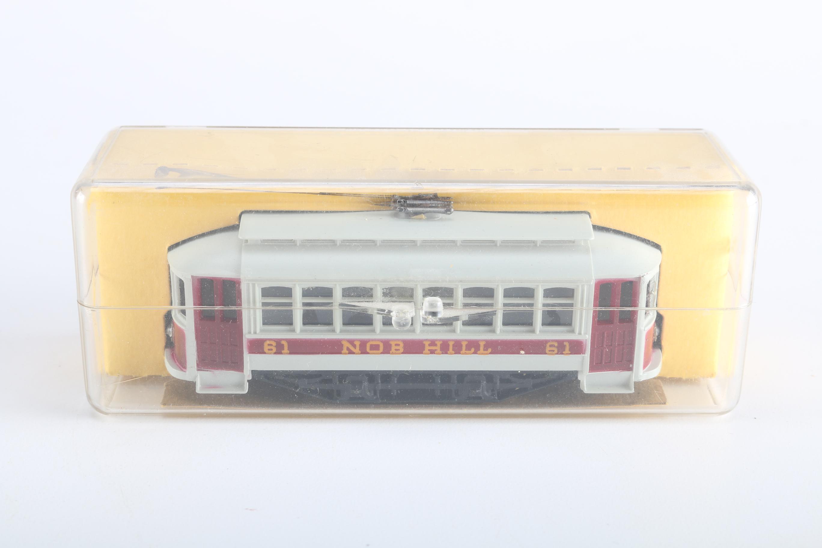 Vintage Trolly Model Train Cars