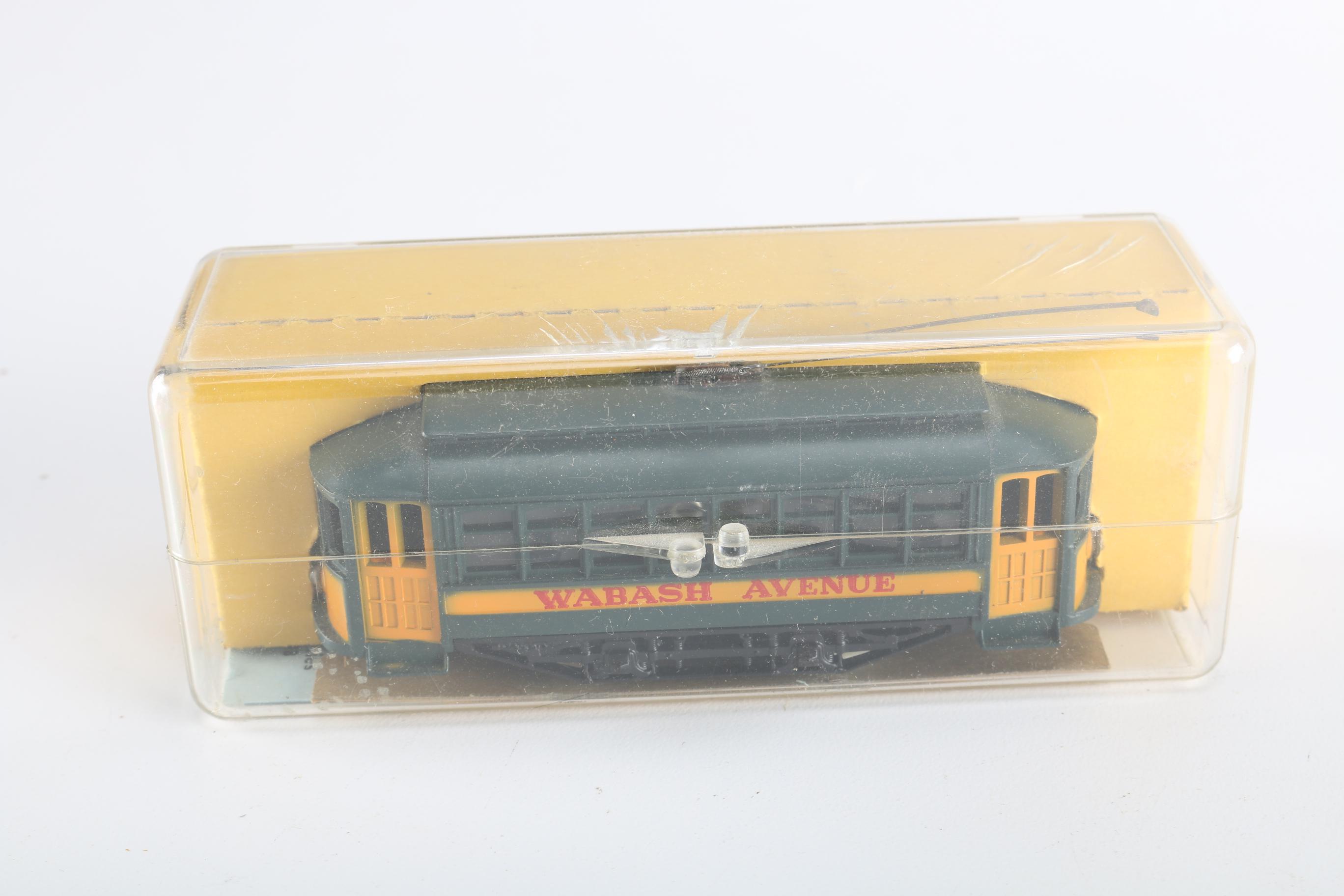 Vintage Trolly Model Train Cars