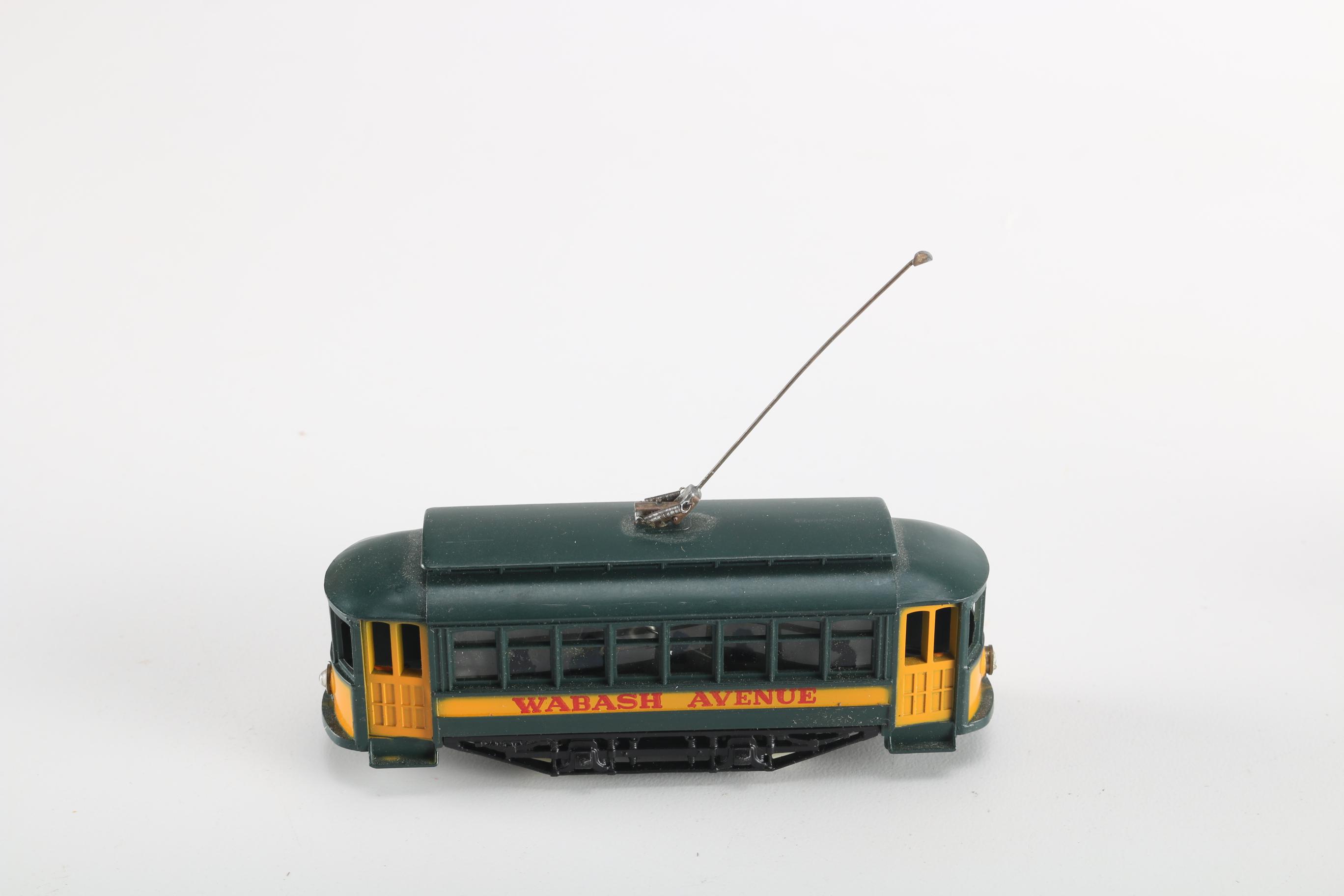 Vintage Trolly Model Train Cars