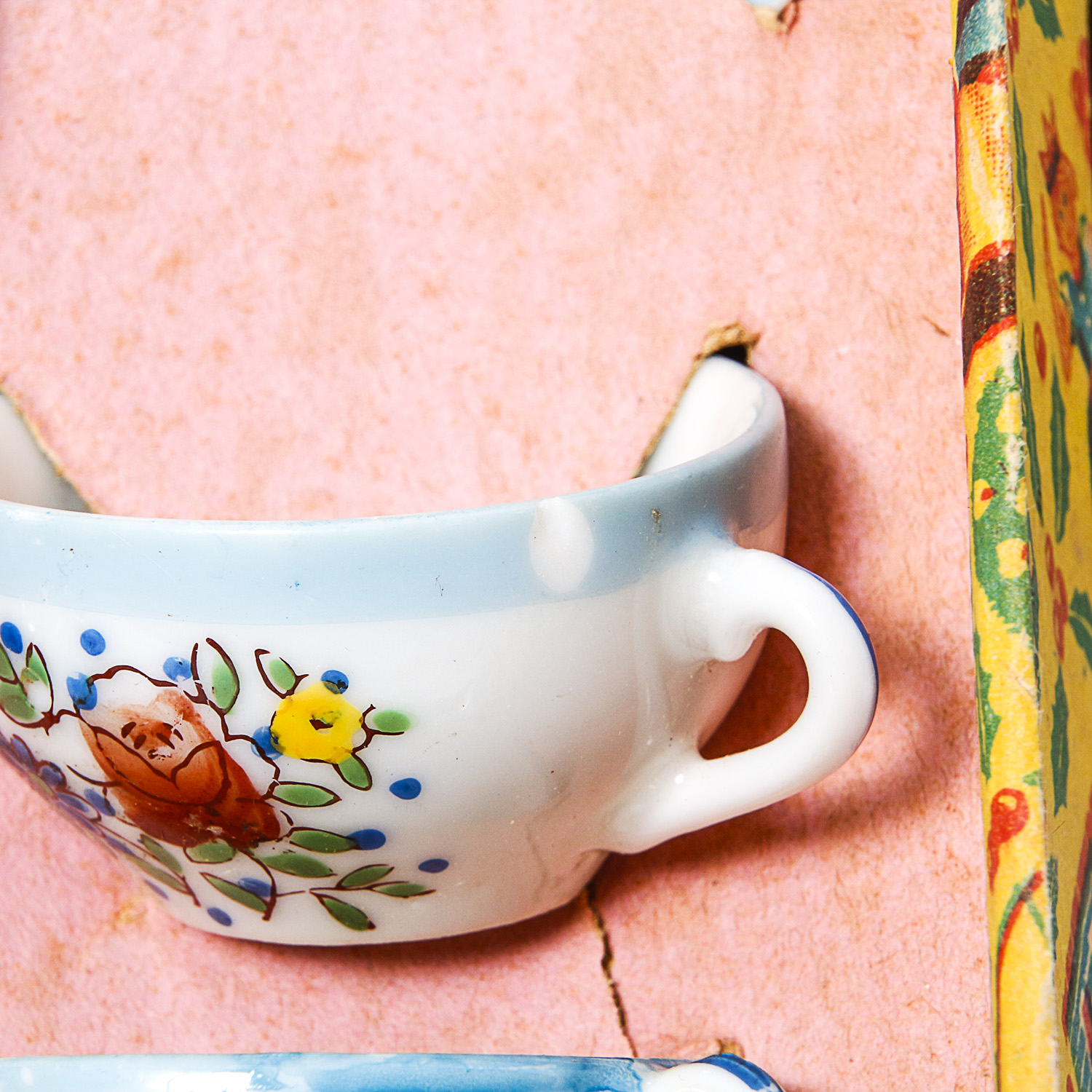 Antique Miniature Porcelain Tea Set