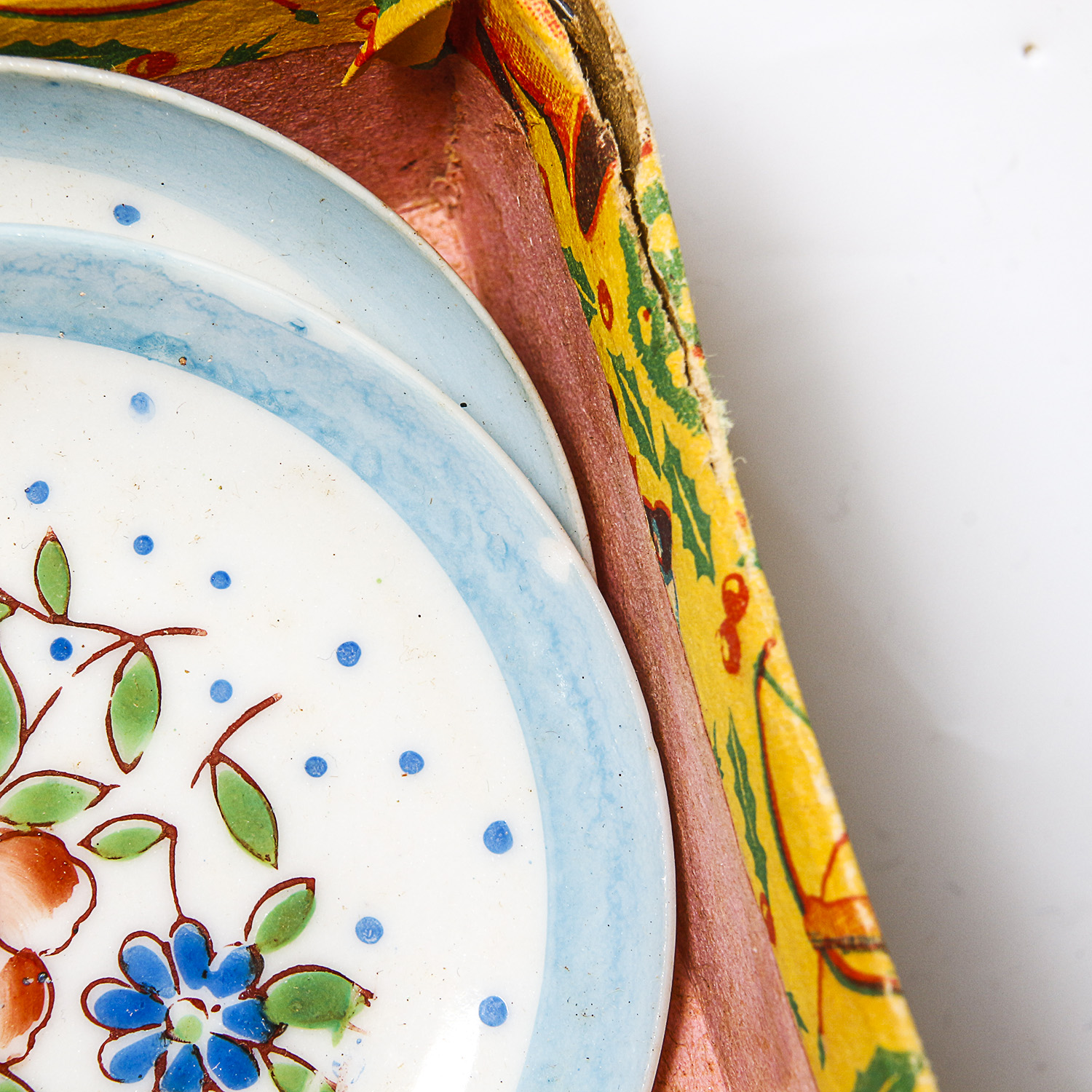 Antique Miniature Porcelain Tea Set