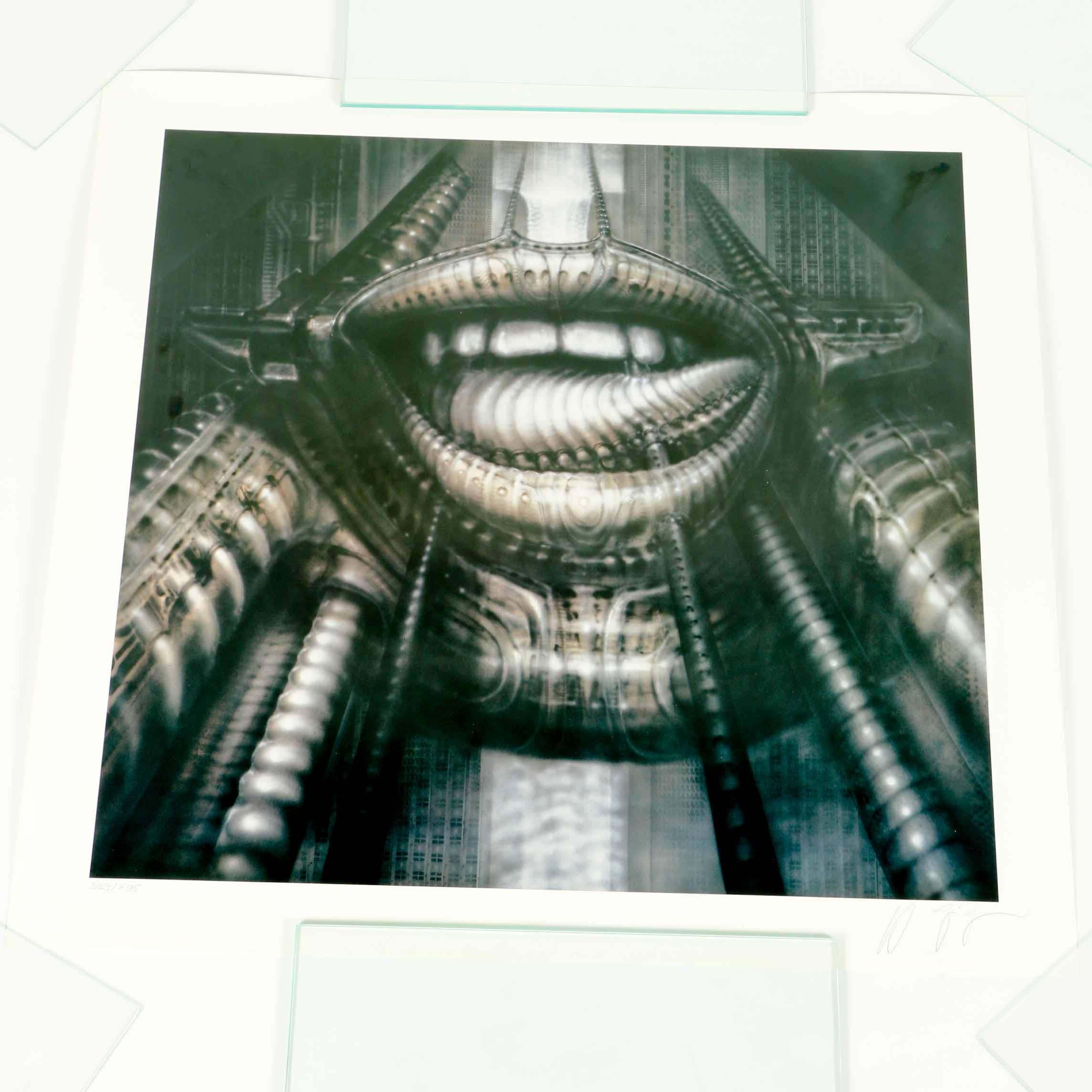 H.R. Giger Print of "Then and Now," Album Cover of Emerson, Lake, and Palmer Release