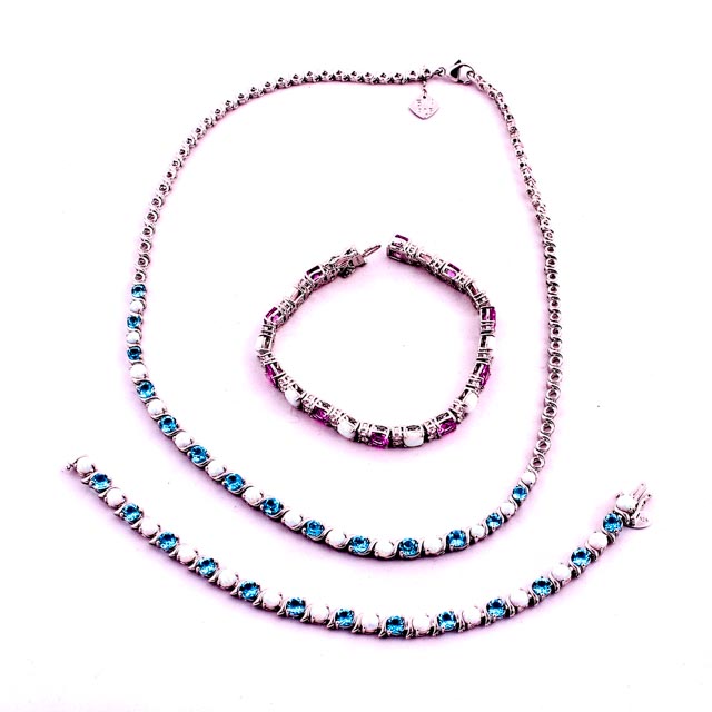 EMA Designer Topaz Sapphire and Opal Jewelry Collection