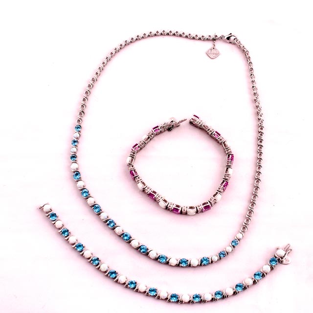 EMA Designer Topaz Sapphire and Opal Jewelry Collection