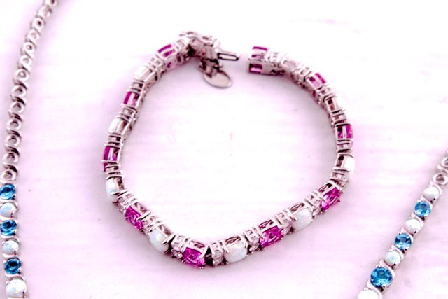 EMA Designer Topaz Sapphire and Opal Jewelry Collection