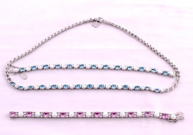 EMA Designer Topaz Sapphire and Opal Jewelry Collection