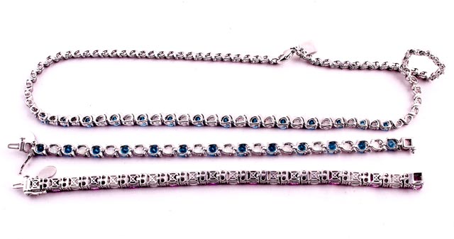 EMA Designer Topaz Sapphire and Opal Jewelry Collection