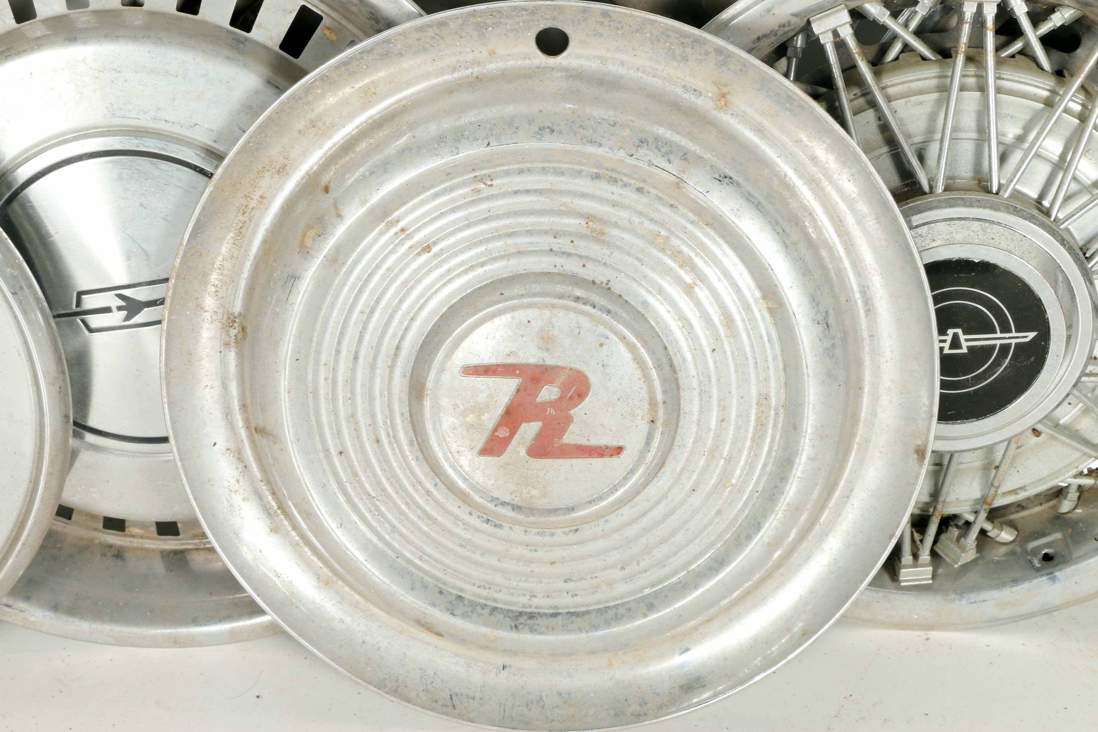 Rambler, Thunderbird, Cadillac and Other Vintage Hubcaps
