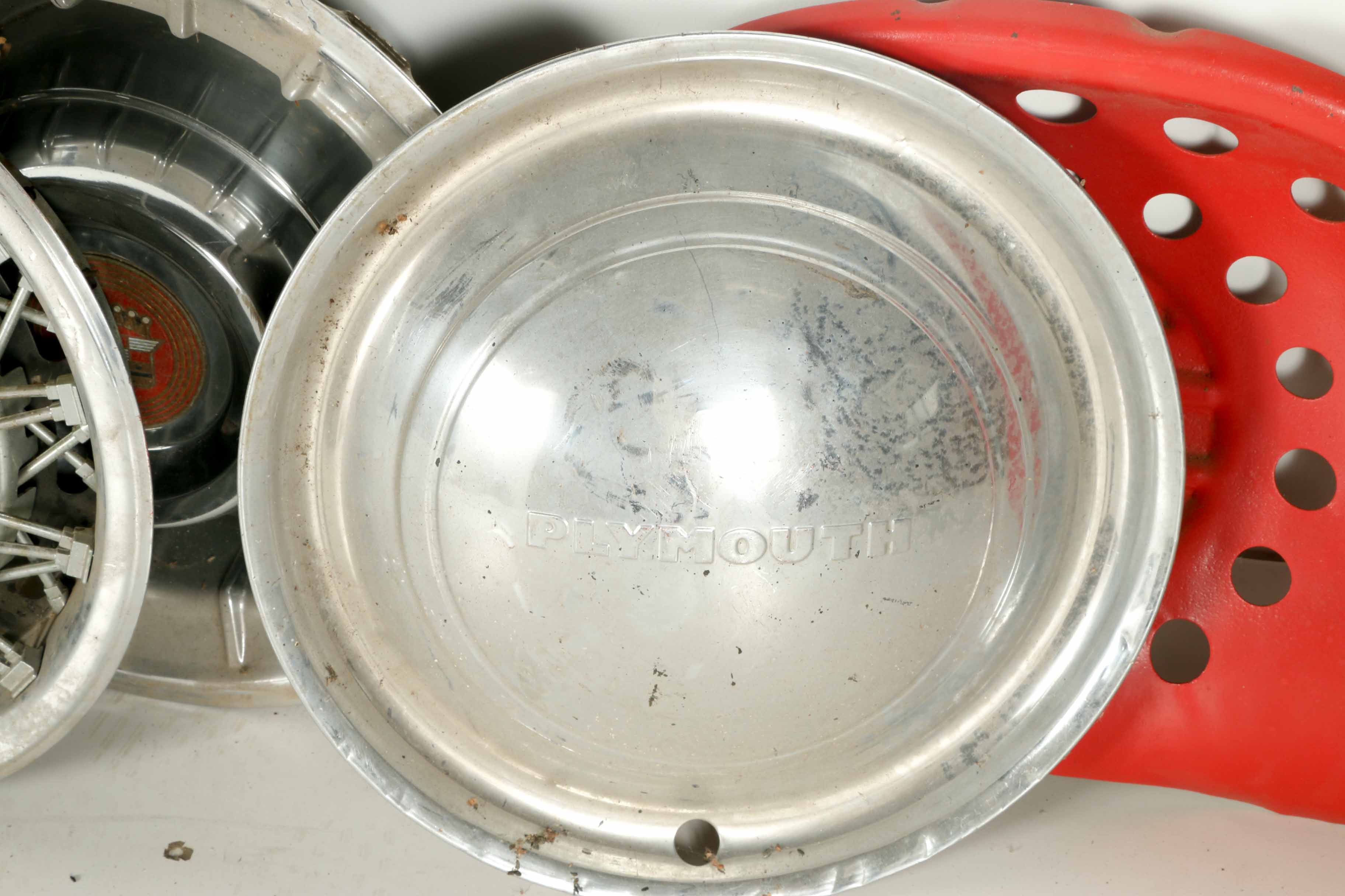 Rambler, Thunderbird, Cadillac and Other Vintage Hubcaps