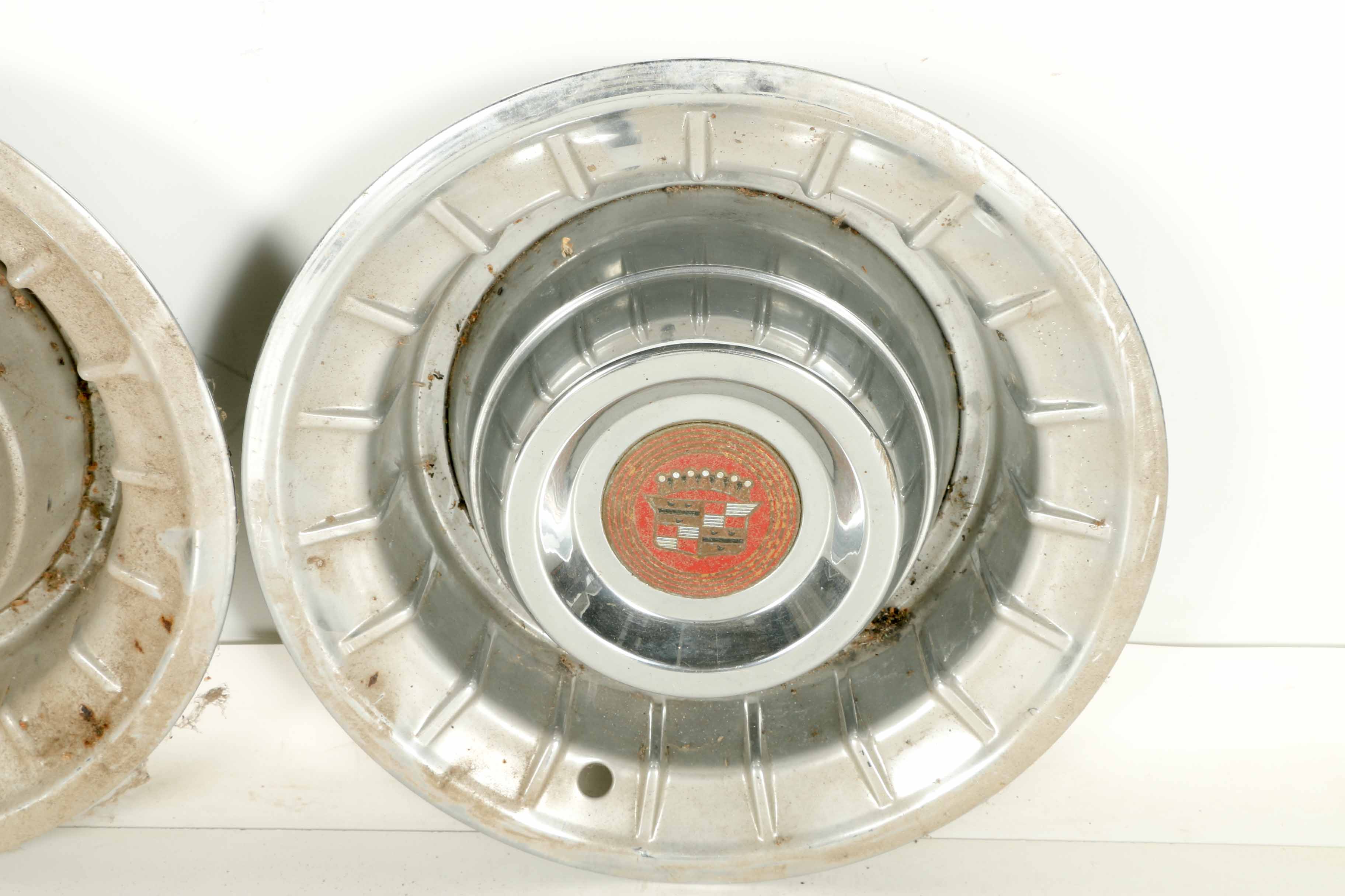 Rambler, Thunderbird, Cadillac and Other Vintage Hubcaps