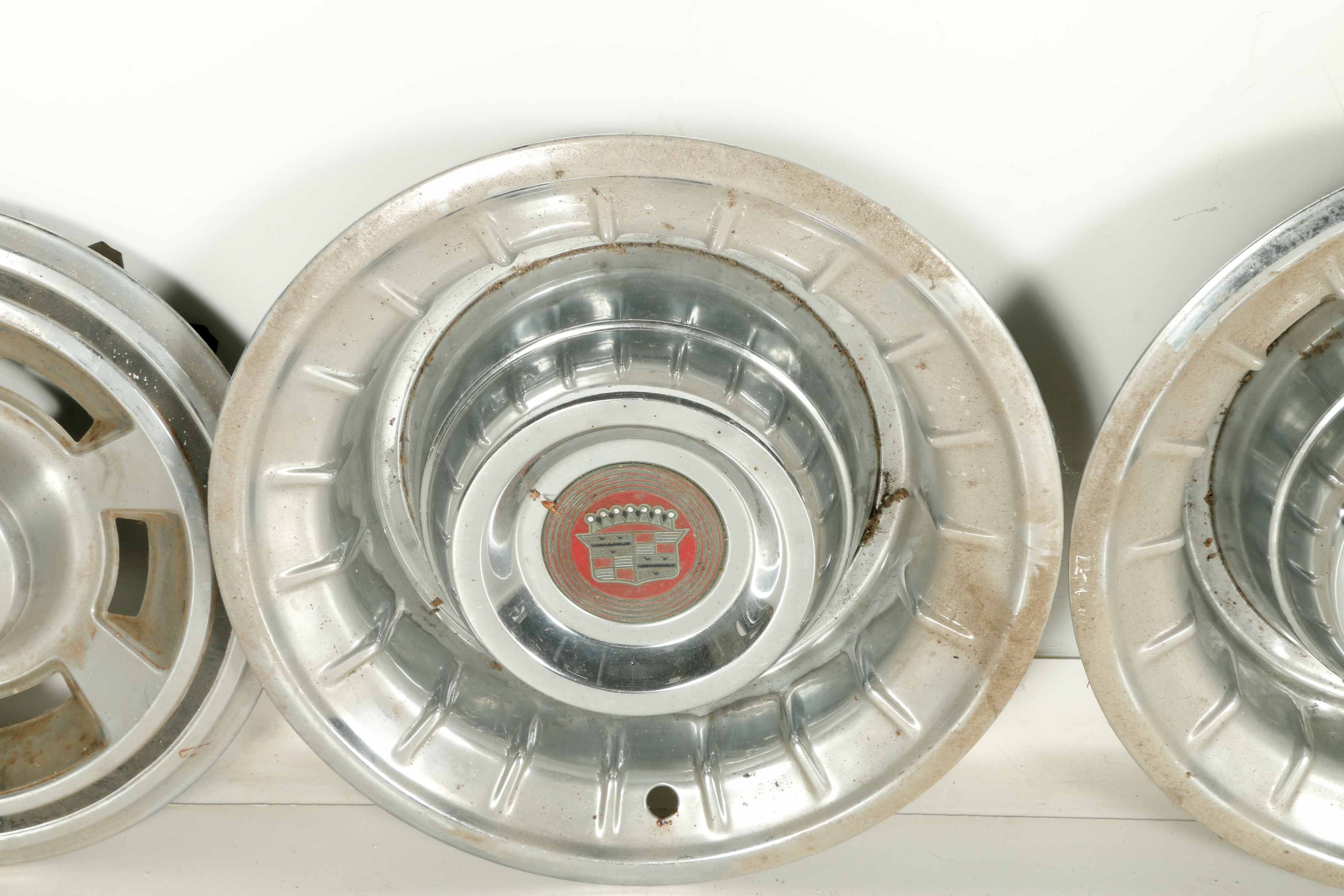 Rambler, Thunderbird, Cadillac and Other Vintage Hubcaps